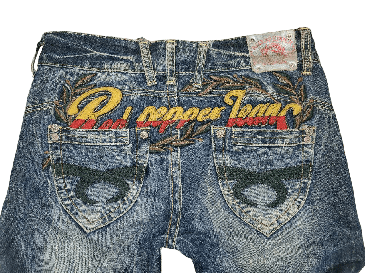 Japanese Brand 💥LAST CALL💥 Red Pepper Flare Denim Size 31" - 6 Thumbnail