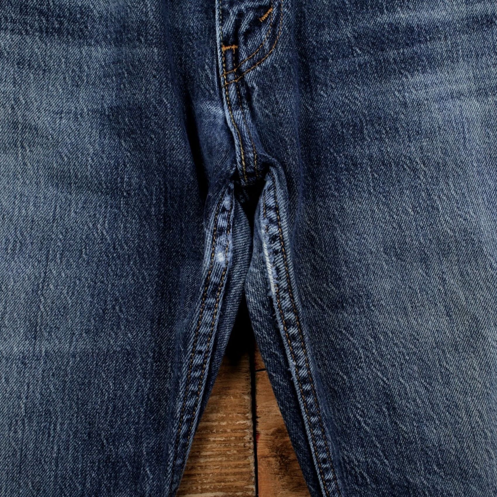 Denime VINTAGE Levis 505 Jeans 31x30 Blue Regular Straight Stonewash Red Tab Denim Jeans 5-Pocket Mens Size US 31 - 6 Thumbnail