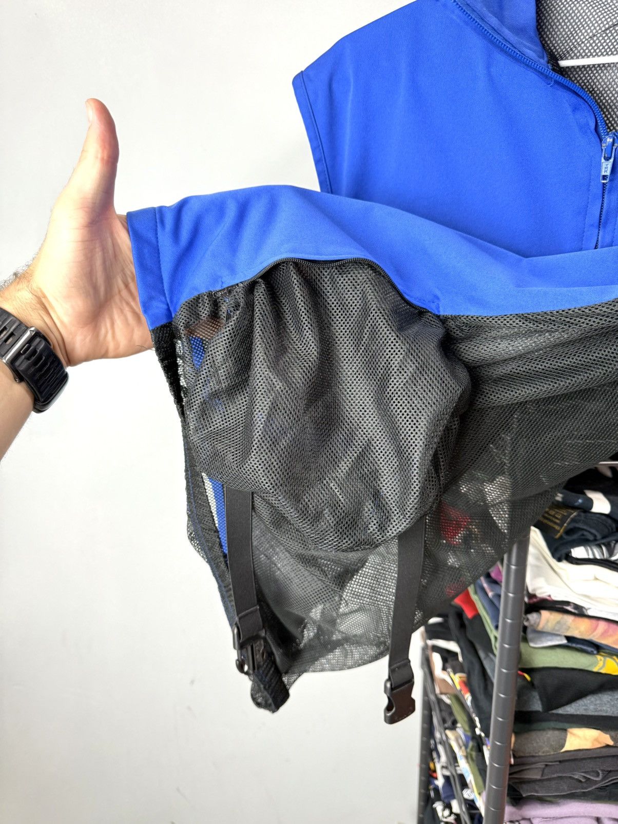 Goretex 1990s Vintage Gore Bike Wear Bicycle Windstopper Vest Rapha Size US L / EU 52-54 / 3 - 7 Thumbnail