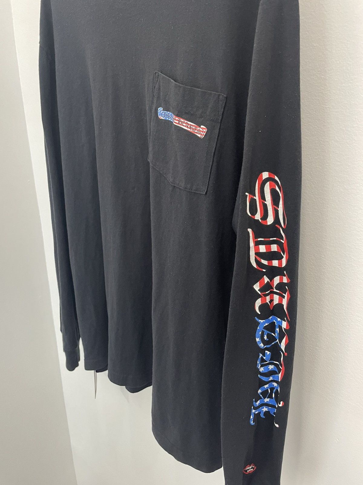 Chrome Hearts Chrome Hearts Matty Boy America Long Sleeve T-shirt Size US XXL / EU 58 / 5 - 2 Thumbnail