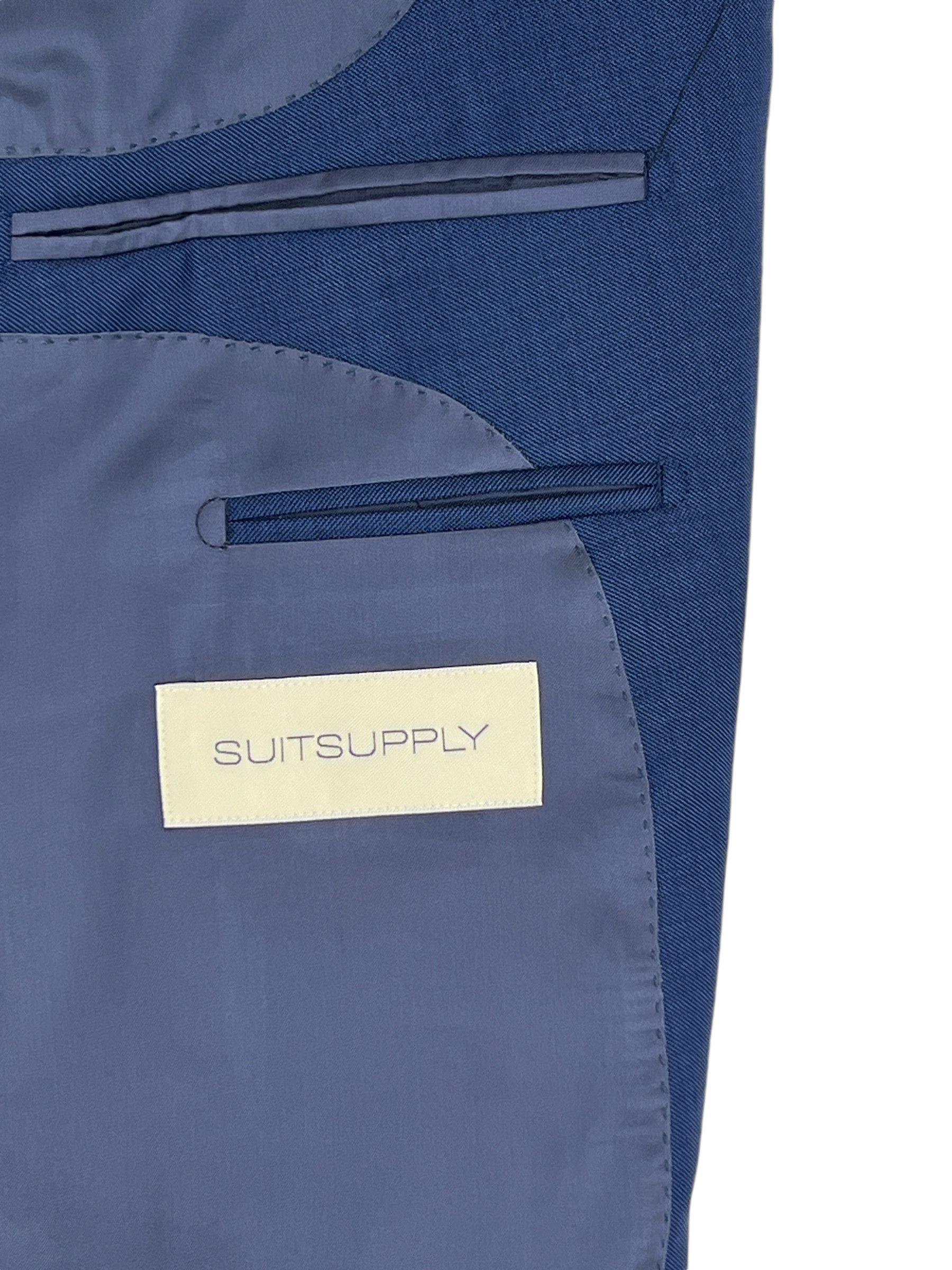 Suitsupply Napoli Wool Formal Blazer Waistcoat Suit EU:62; UK/US:52R Size 52R - 9 Thumbnail
