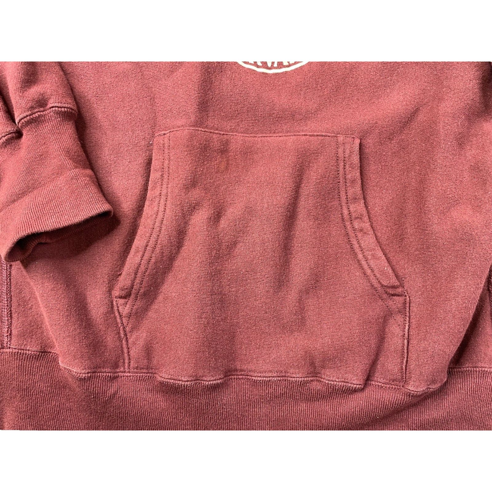 Champion VINTAGE Champion Reverse Weave Hoodie Sweatshirt XL Burgundy 1980s USA Men Pullover Hooded Sweatshirt Size US XL / EU 56 / 4 - 6 Thumbnail