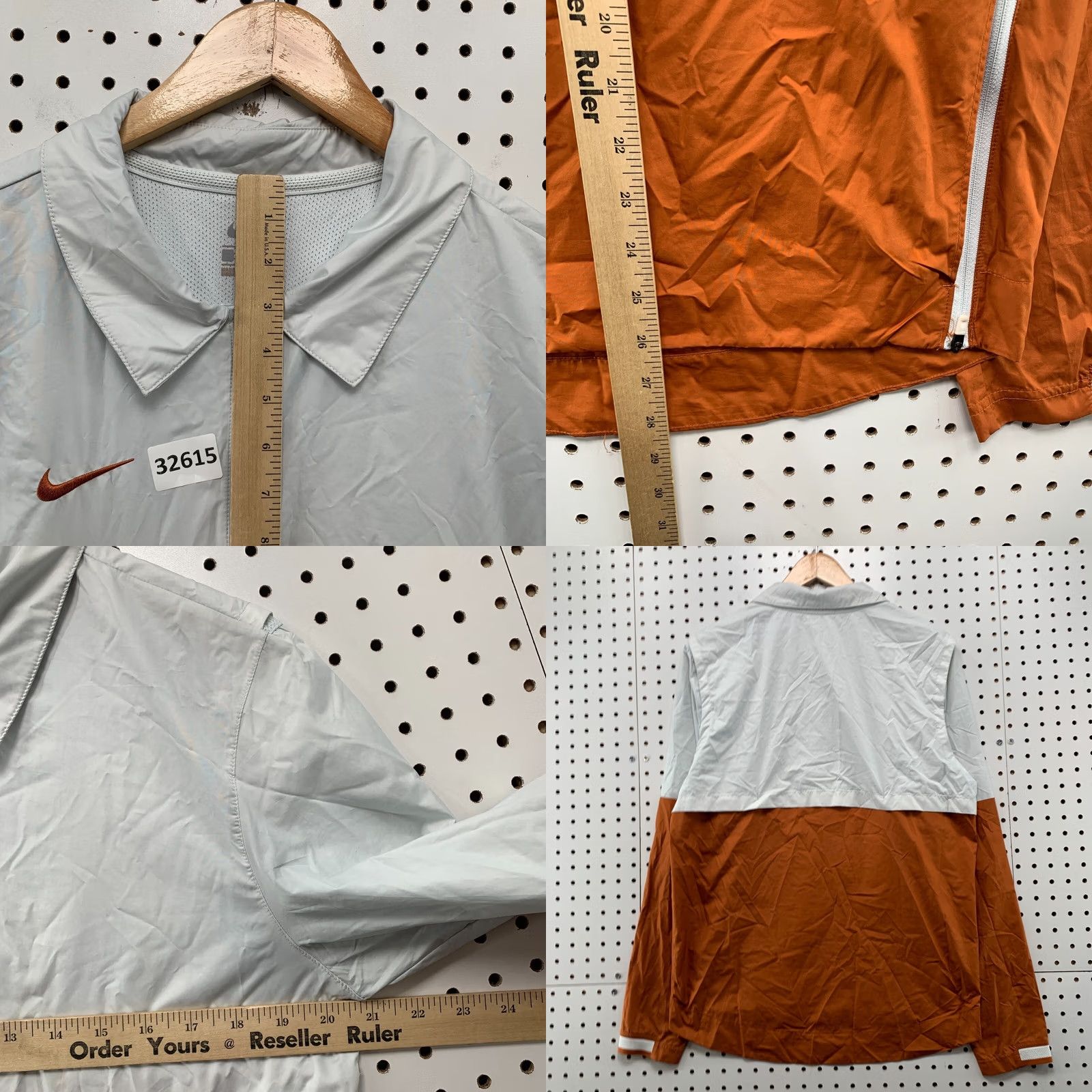 Nike Nike Windbreaker 1/2 Zip Small Pullover White Orange Long Sleeve Collared Mens S Modern Nike Dri-FIT Pullover Windbreaker Size US S / EU 44-46 / 1 - 9 Thumbnail