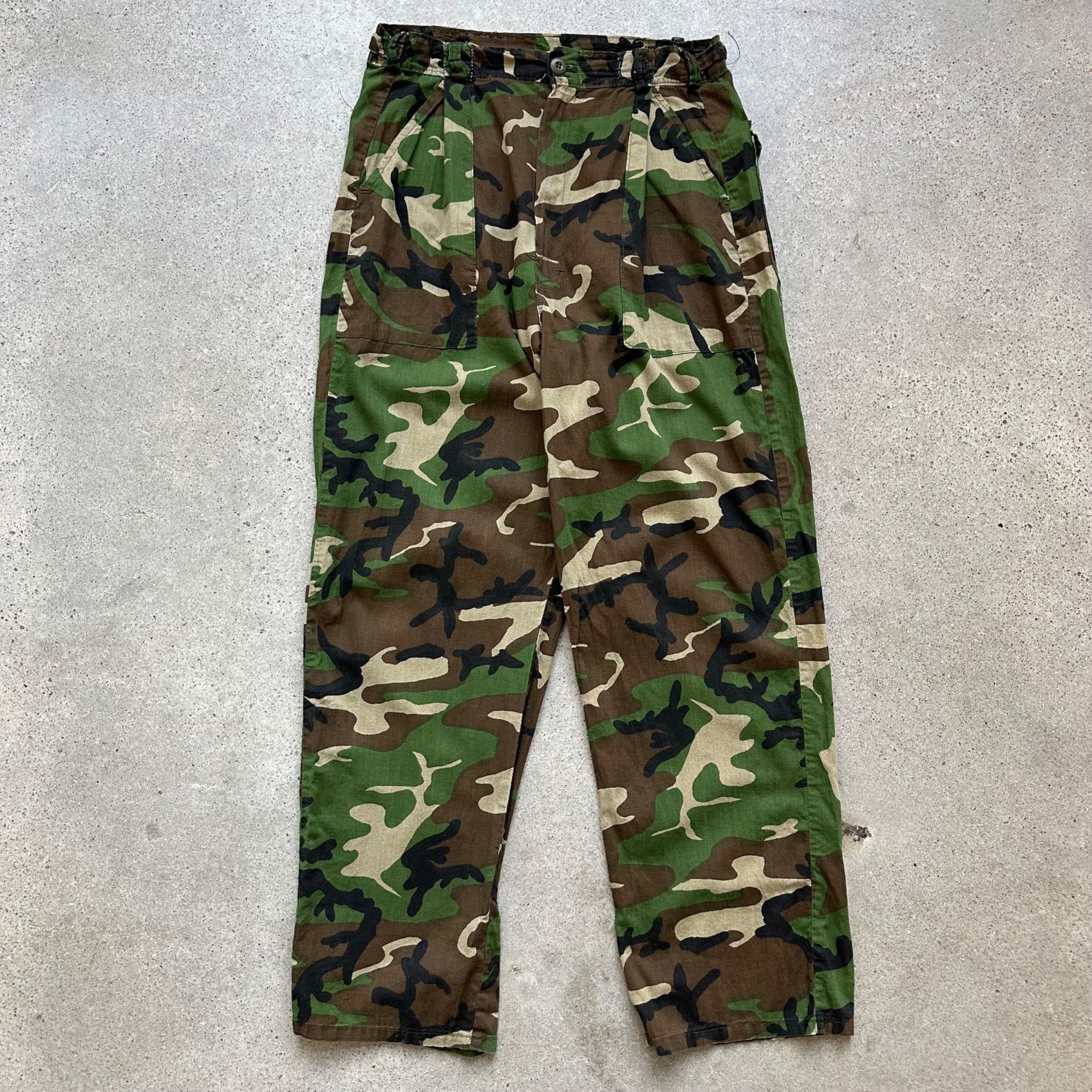Vintage Vintage Ranger Woodland Camo Lightweight OG 107 Pants | Grailed