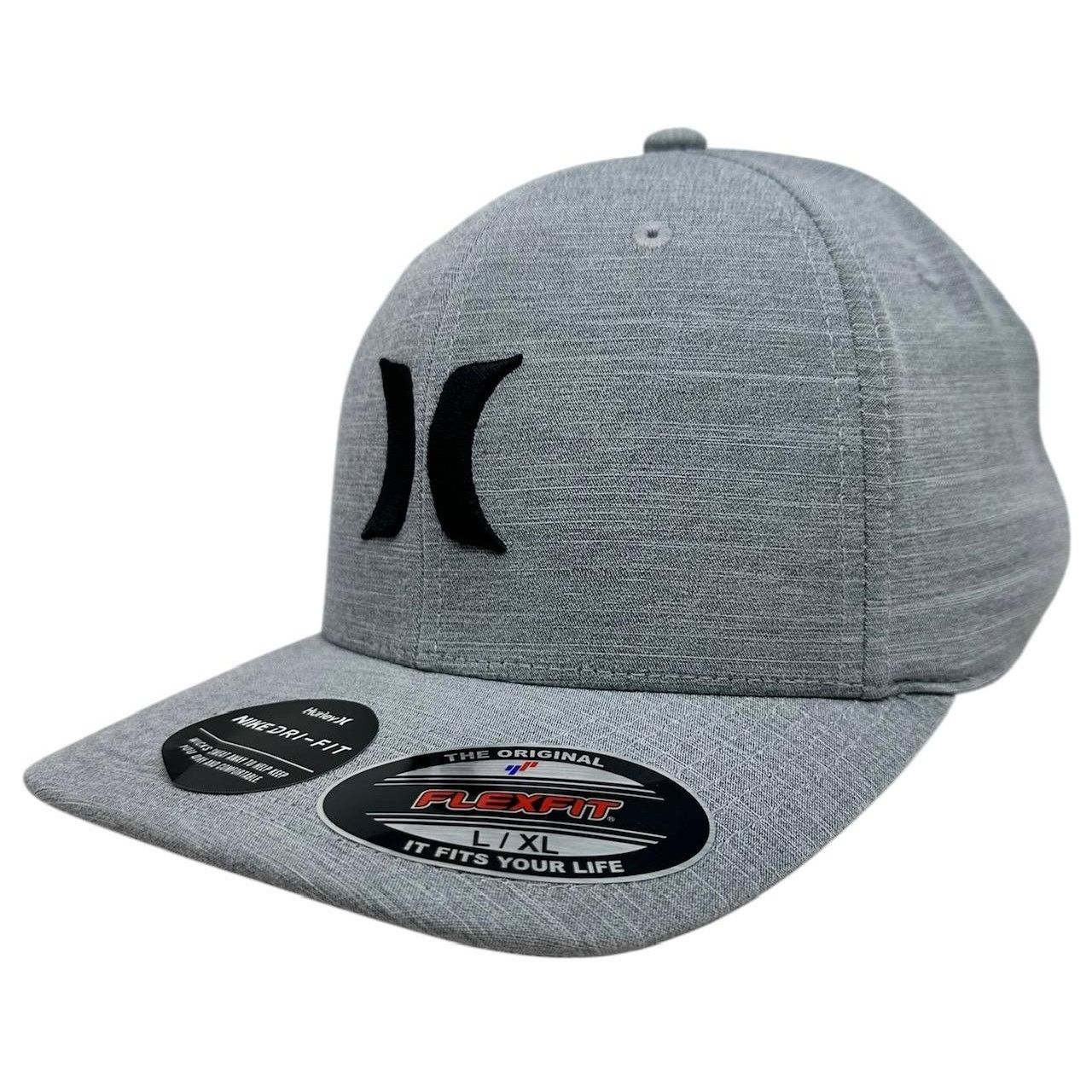 Hurley Hurley Dri-FIT Cutback Flex Fit Hat Cap in L/XL Light Grey Size ONE SIZE - 1 Thumbnail