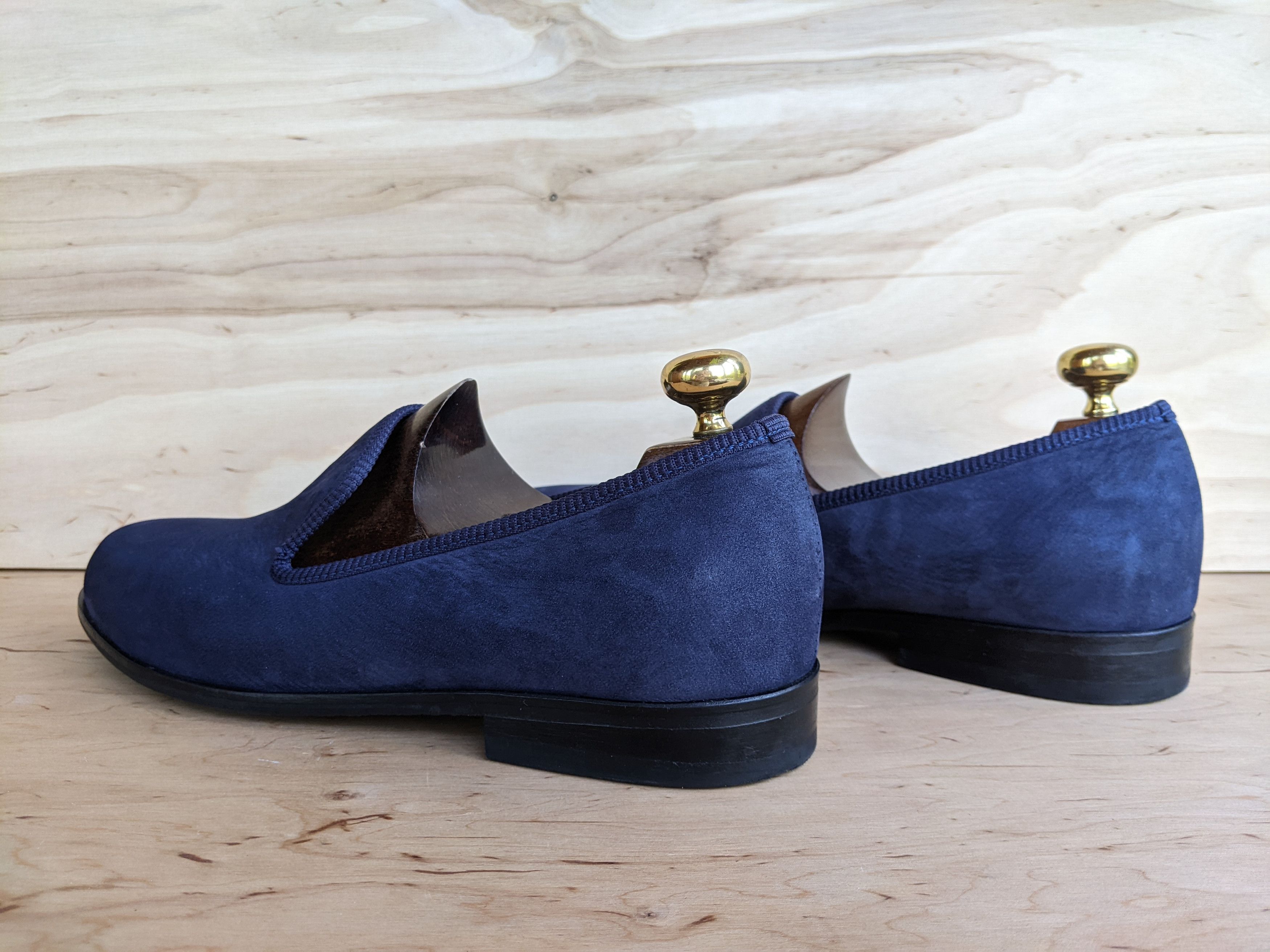 DUKE + DEXTER Duke + Dexter Bowler Loafer Blue Formal Shoes Churchs Prada Size US 11 / EU 44 - 8 Thumbnail