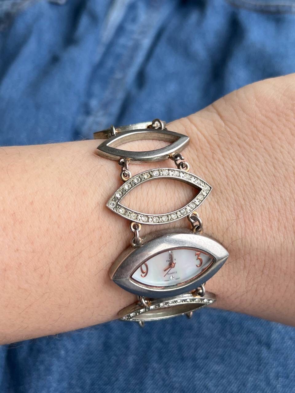 Japanese Brand × Vintage Vintage Japanese style futuristic Link ⛓ Metal Watch Size ONE SIZE - 7 Thumbnail