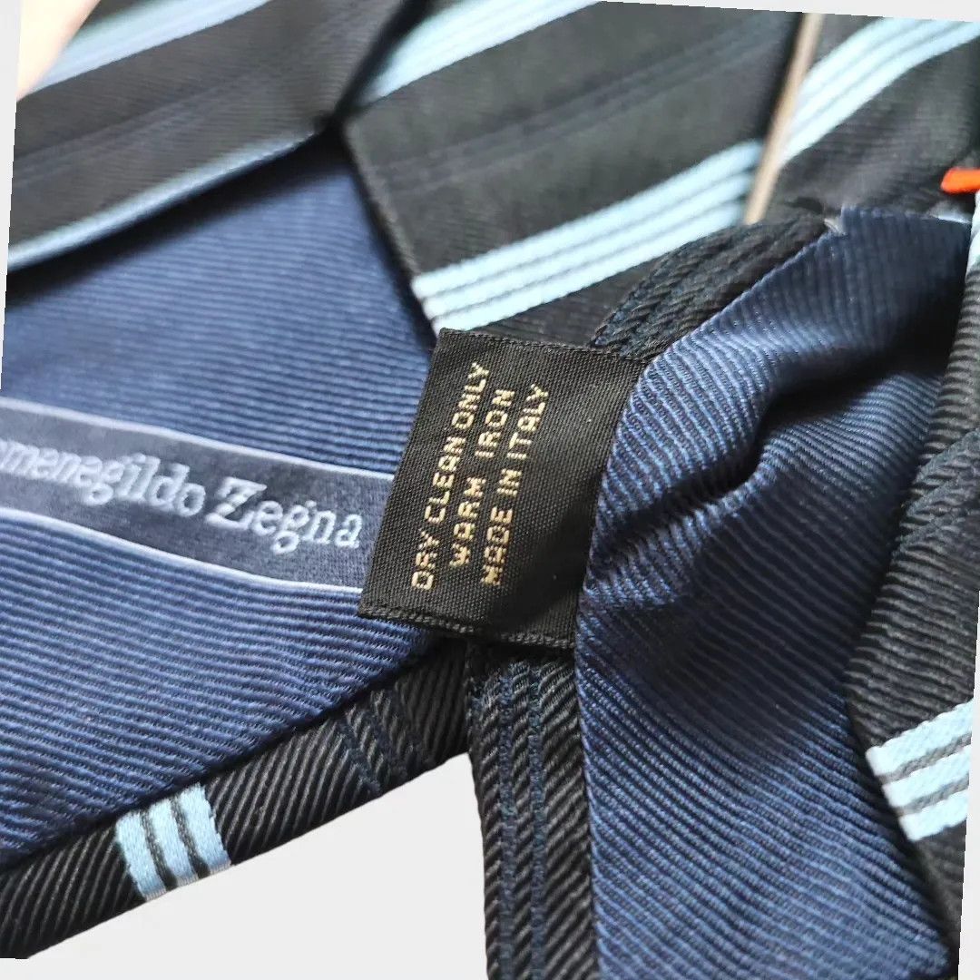 Ermenegildo Zegna Ermenegildo Zegna striped silk tie – FASHIONELLA Size ONE SIZE - 6 Thumbnail