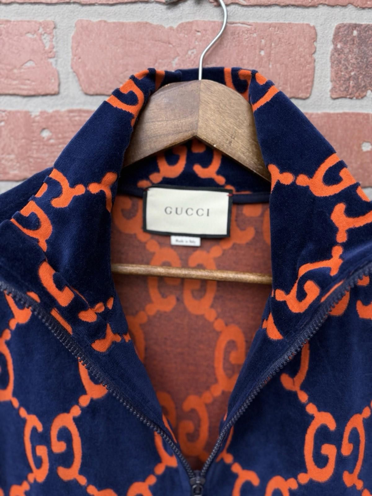 Gucci GUCCI GG Print Monogram Chenille Sweater Large $1850 Retail Size US L / EU 52-54 / 3 - 12 Thumbnail