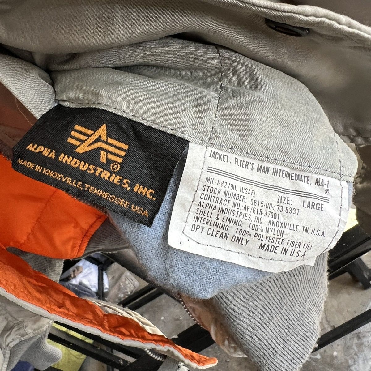 Alpha Industries 🔥 Vintage Alpha Industries Ma 1 Bomber Jacket Made In Usa Size US L / EU 52-54 / 3 - 12 Thumbnail