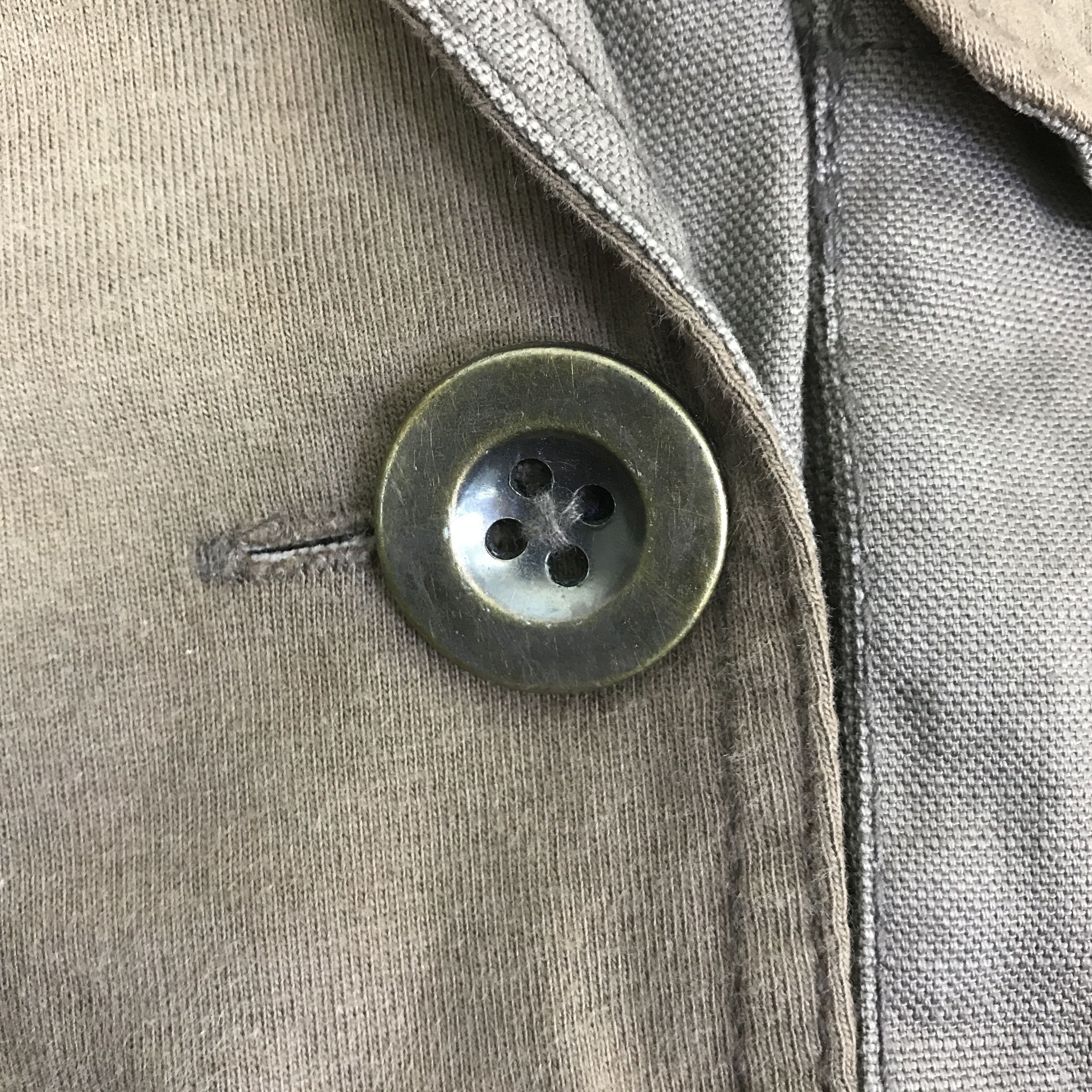 Japanese Brand BONO STYLE BACK NUMBER MILITARY JACKET K70B25 Size US XS / EU 42 / 0 - 10 Thumbnail