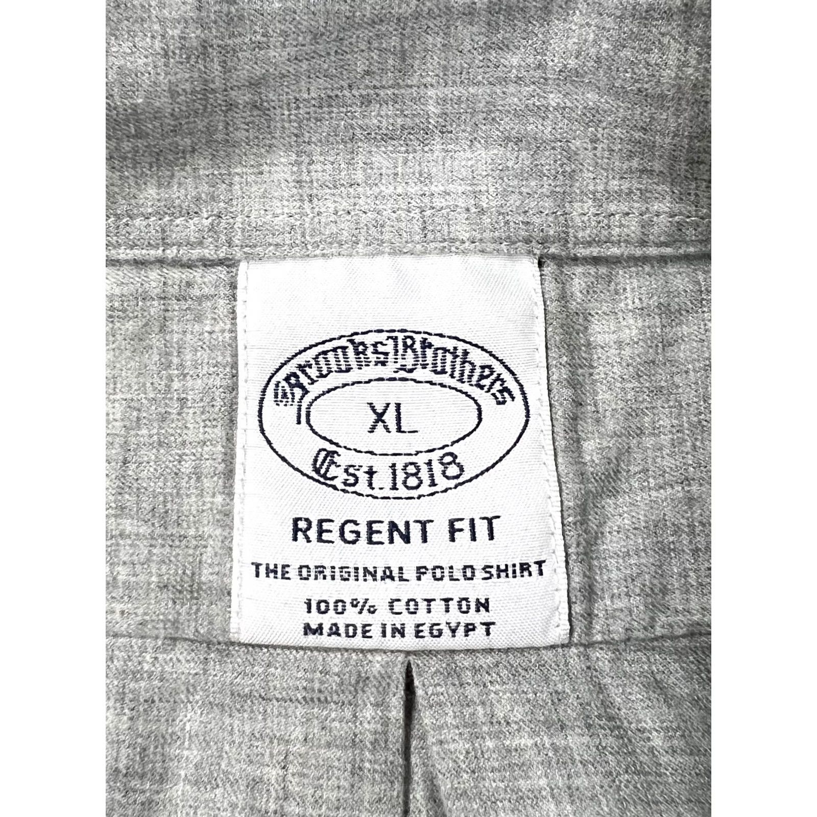 Brooks Brothers Brooks Brothers Shirt Mens XL Gray Regent Fit 100% Cotton Casual Button Up Size US XL / EU 56 / 4 - 6 Thumbnail