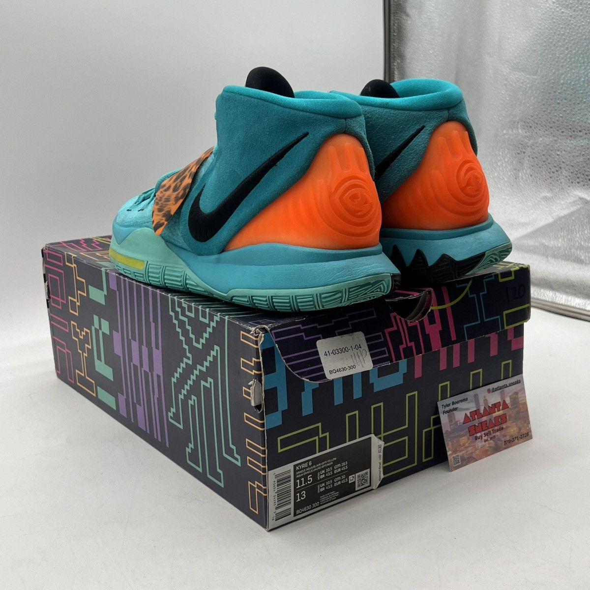 Nike Kyrie 6 oracle aqua Size US 11.5 / EU 44-45 - 4 Thumbnail