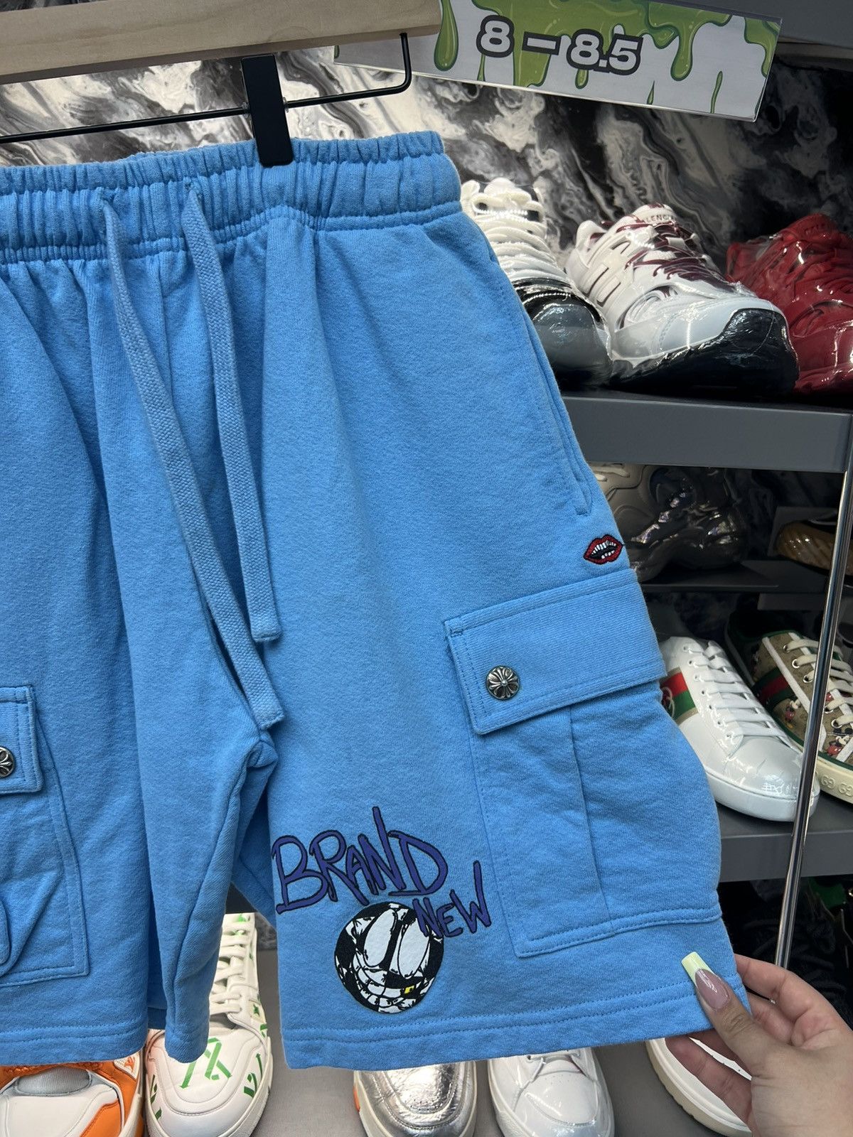 Chrome Hearts Chrome Hearts x Matty Boy “Brain New” Cargo Shorts Size US 30 / EU 46 - 4 Thumbnail
