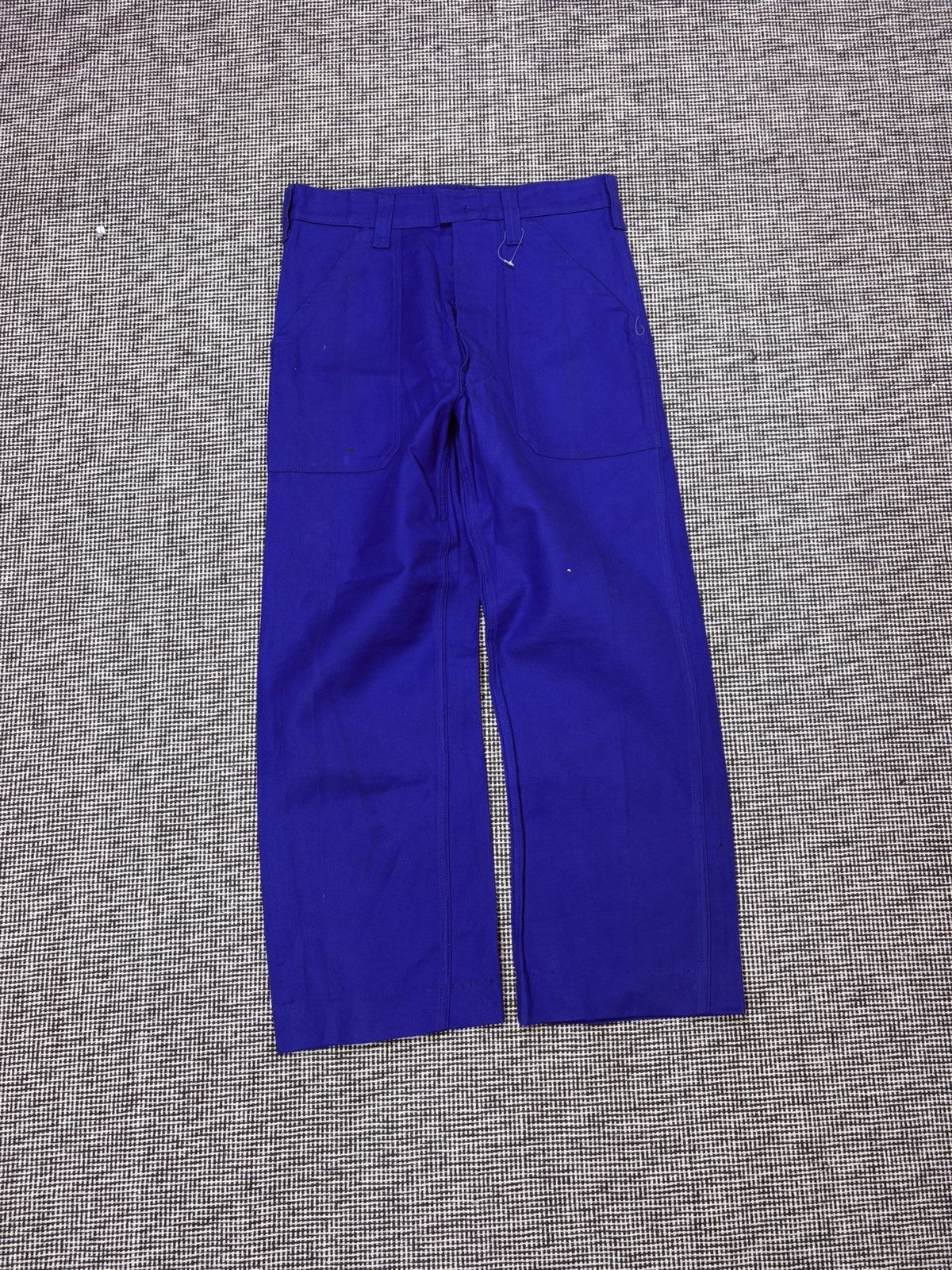 Le Laboureur 70s Macober cropped French worker trousers Size US 32 / EU 48 - 2 Thumbnail