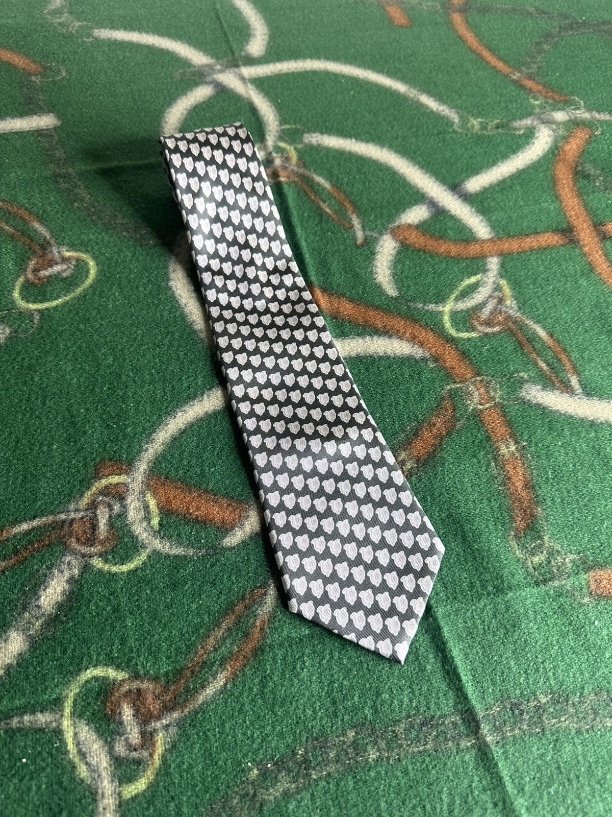 Bottega Veneta Bottega Veneta Silk Tie Pattern Luxury Men's Necktie Size ONE SIZE - 1 Thumbnail