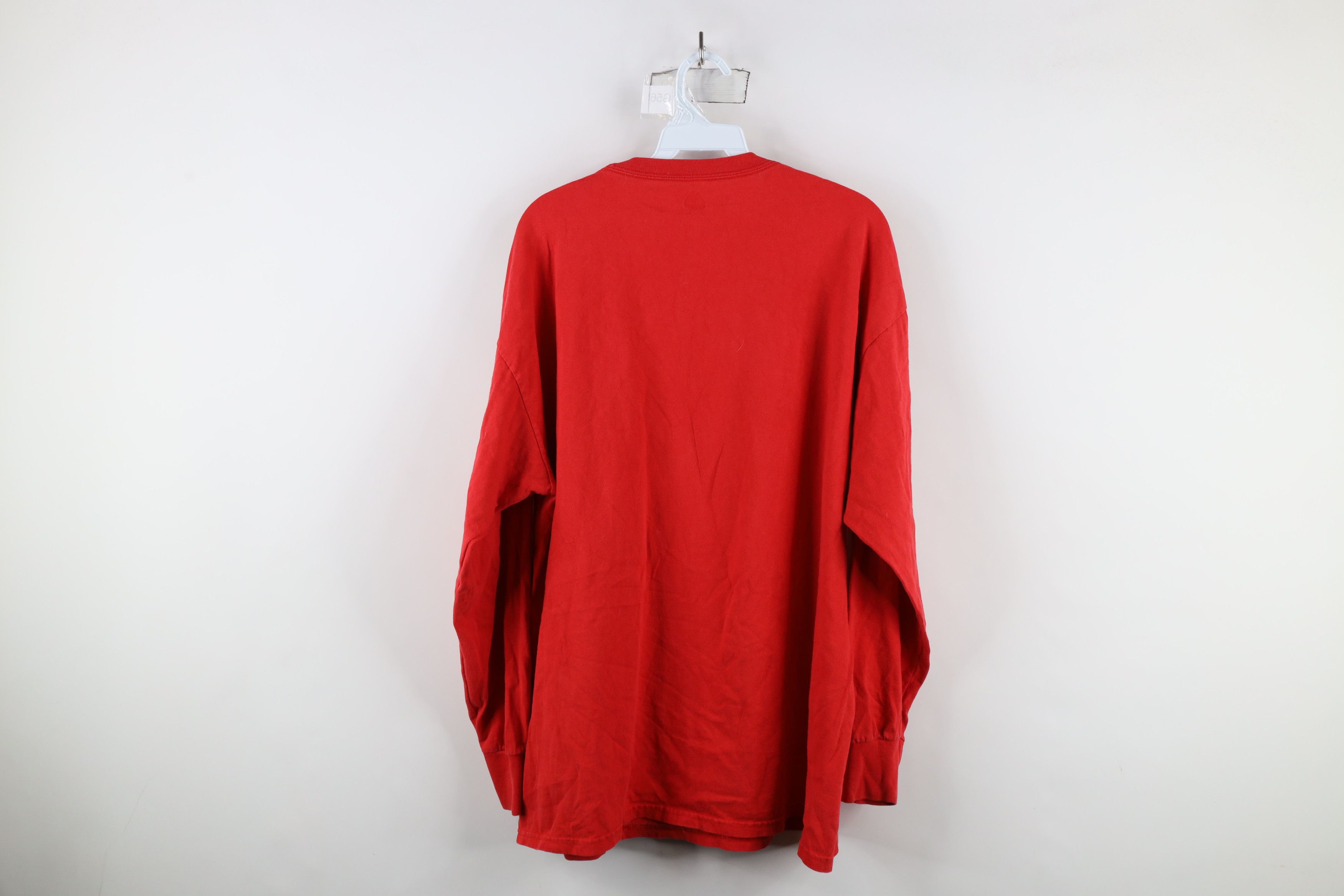 Majestic × Vintage Vintage Majestic Red Wings Hockey Long Sleeve T-Shirt Red Size US XL / EU 56 / 4 - 10 Thumbnail