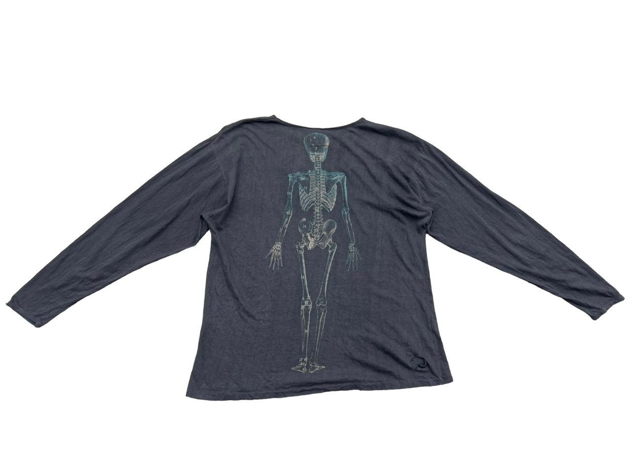 Vintage Vintage Coup D Etat Skeleton Xray Sun Faded Black t shirt Size US M / EU 48-50 / 2 - 2 Thumbnail