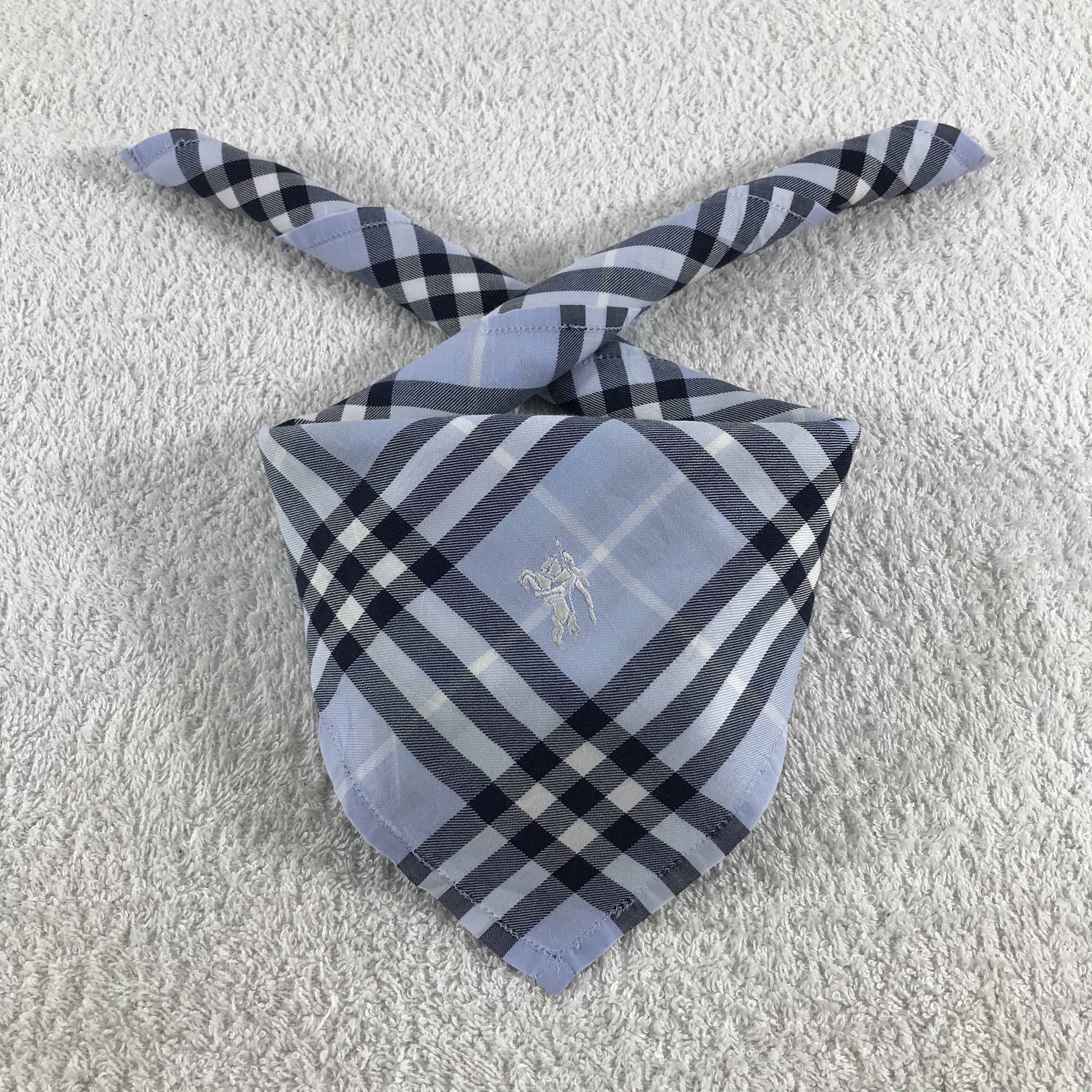 Burberry × Vintage Burberry Bandana / Handkerchief / Neckerchief - S181 Size ONE SIZE - 3 Thumbnail