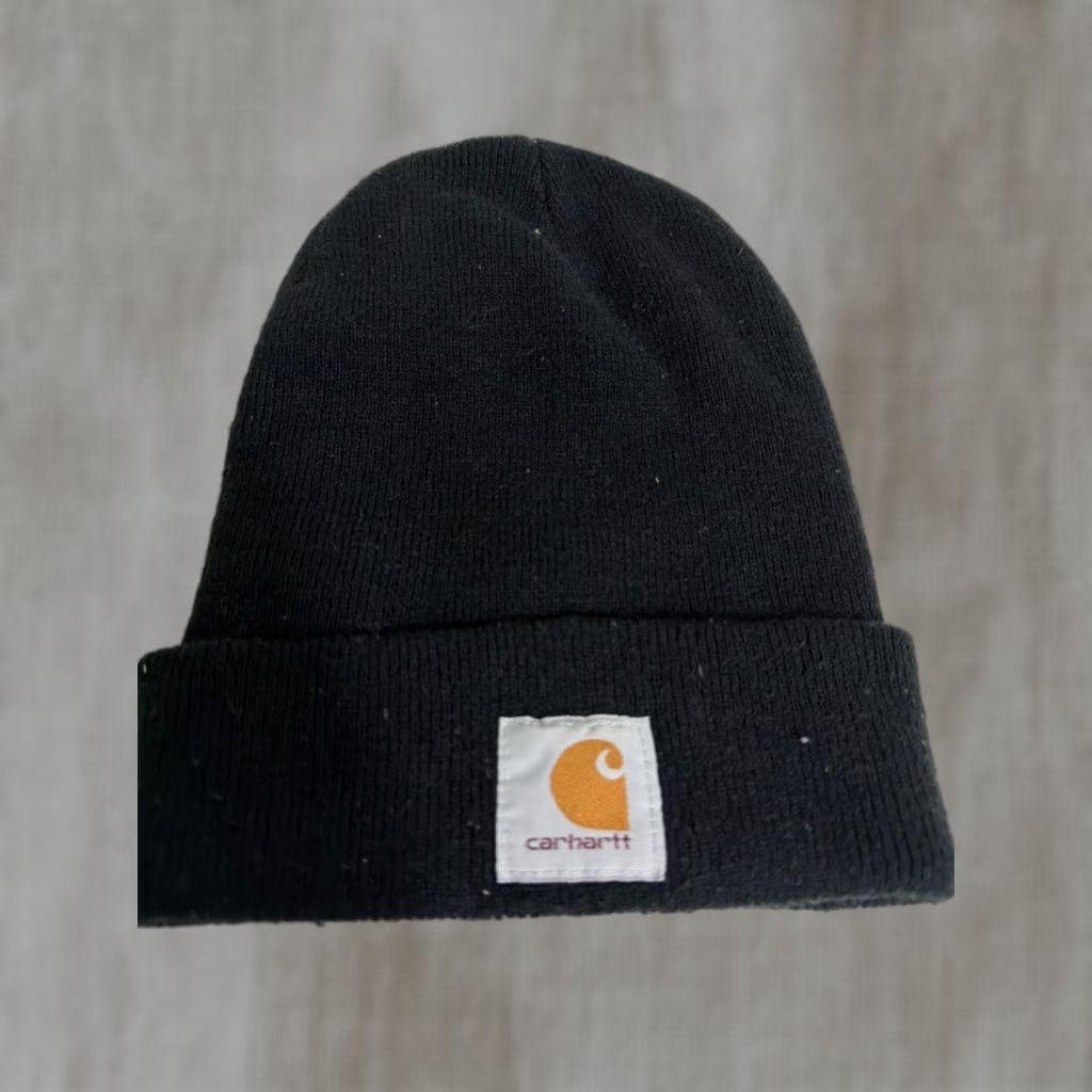 Carhartt Carhartt Beanie One Size 100% Acrylic Black Mens Size ONE SIZE - 1 Thumbnail
