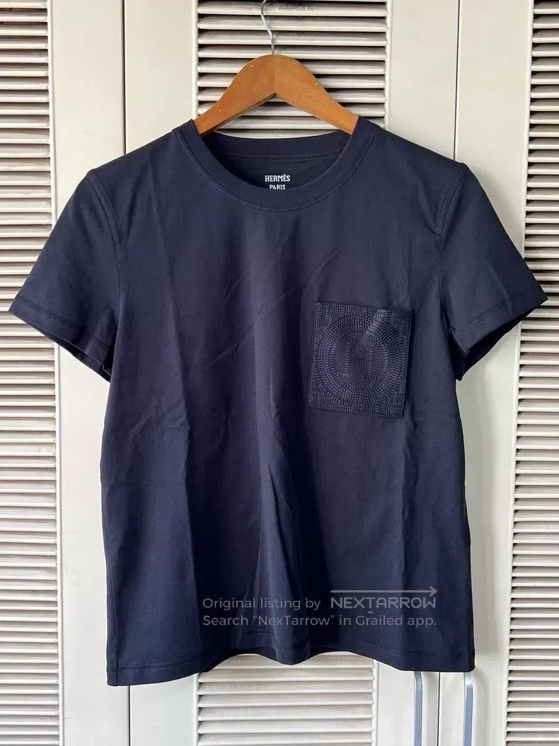 Hermes Hermes Women's Short Sleeve T-Shirt, Black Size S / US 4 / IT 40 - 1 Thumbnail