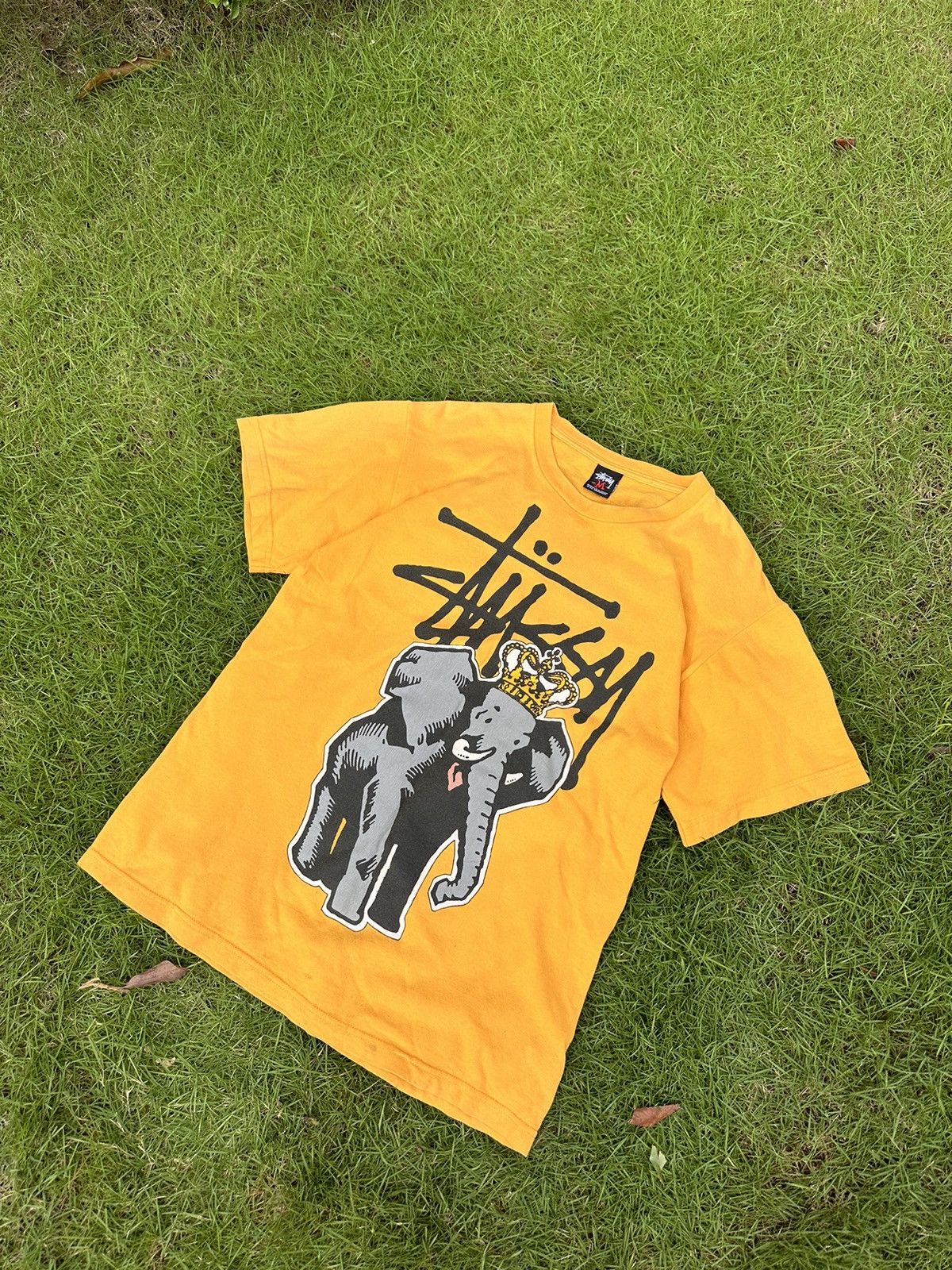 Stussy × Vintage STUSSY ELEPHANT RARE VINTAGE T-SHIRT Size US M / EU 48-50 / 2 - 2 Thumbnail
