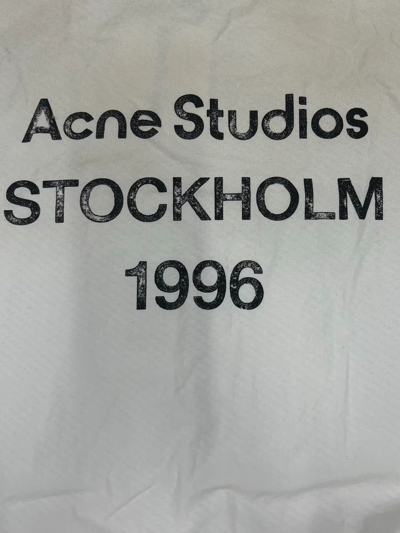 Acne Studios Acne Studios 24FW 1996 Slogan White Mud Dye Coach Jacket Ja Size US M / EU 48-50 / 2 - 3 Thumbnail