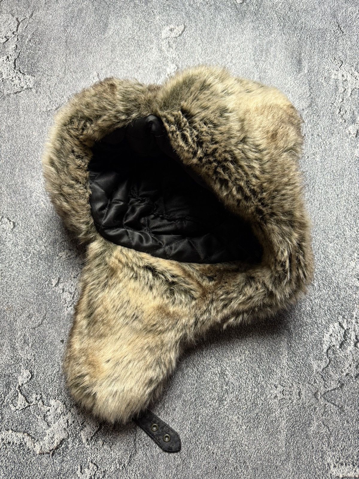 Other Y2K Faux Fur Ushanka Vintage Fuzzy Warm Trapper Hat Size ONE SIZE - 7 Thumbnail