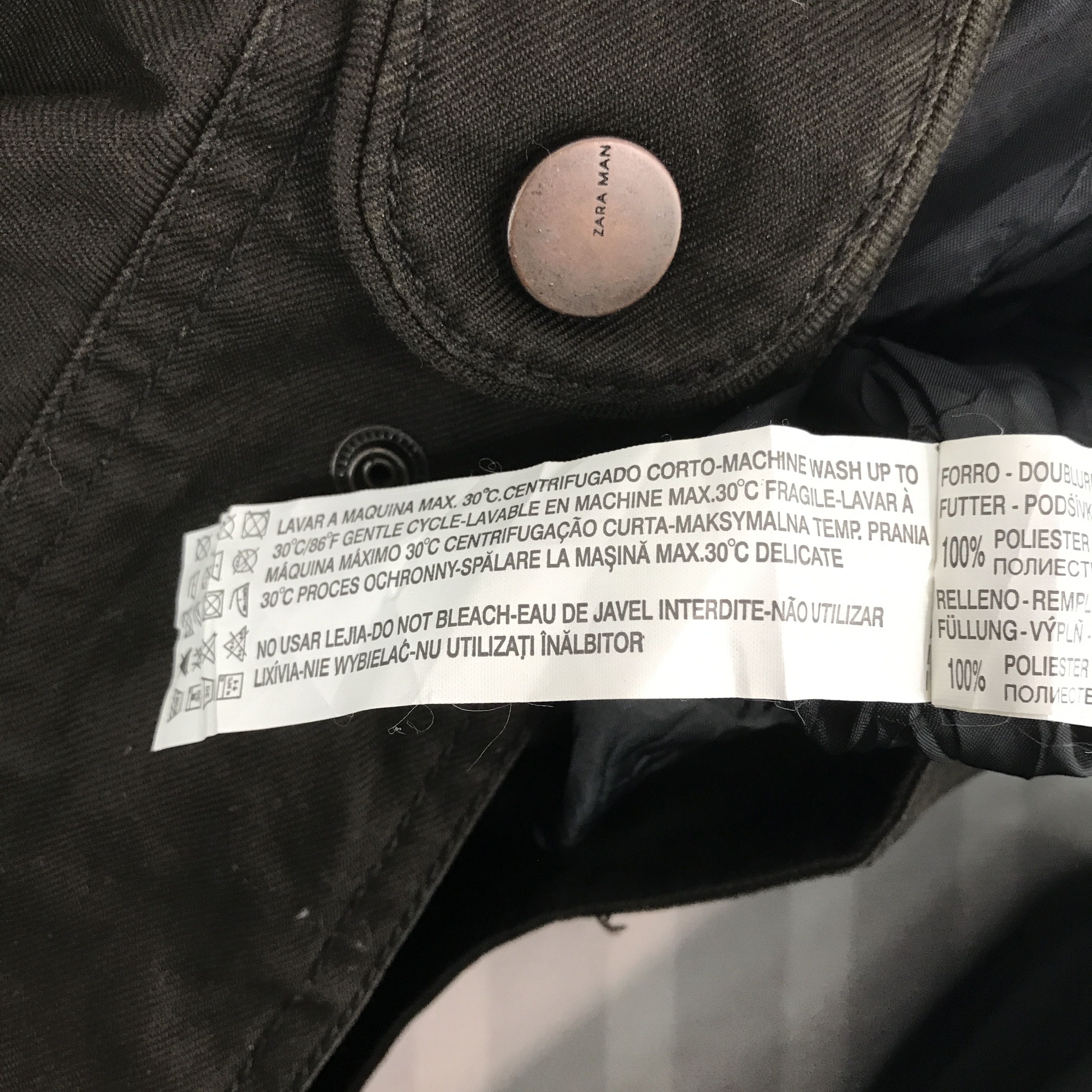 Vintage × Zara Vintage Zara Man workers style design Jacket Size US XL / EU 56 / 4 - 13 Thumbnail