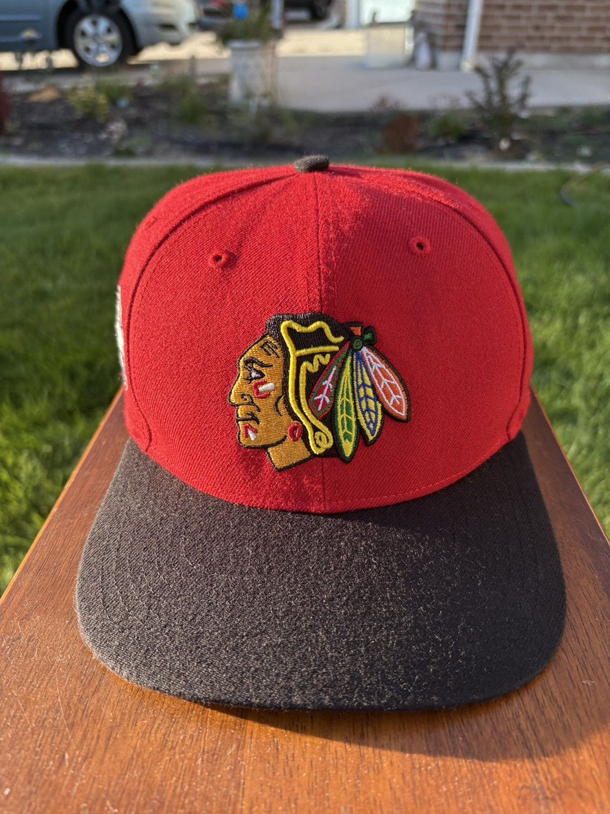 47 Brand Chicago Blackhawks NHL ’47 Snapback Hat Red Black Vintage Size ONE SIZE - 1 Thumbnail