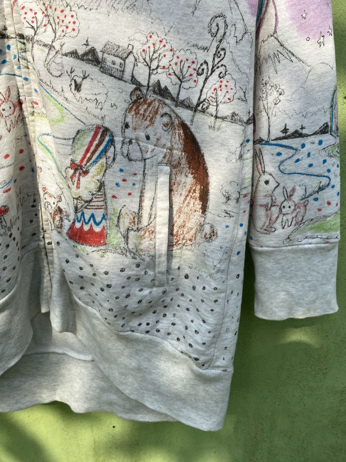 Japanese Brand Scolar Dreamscape Art Graphic Hoodie Fairy Tale Illustration Size M / US 6-8 / IT 42-44 - 7 Thumbnail