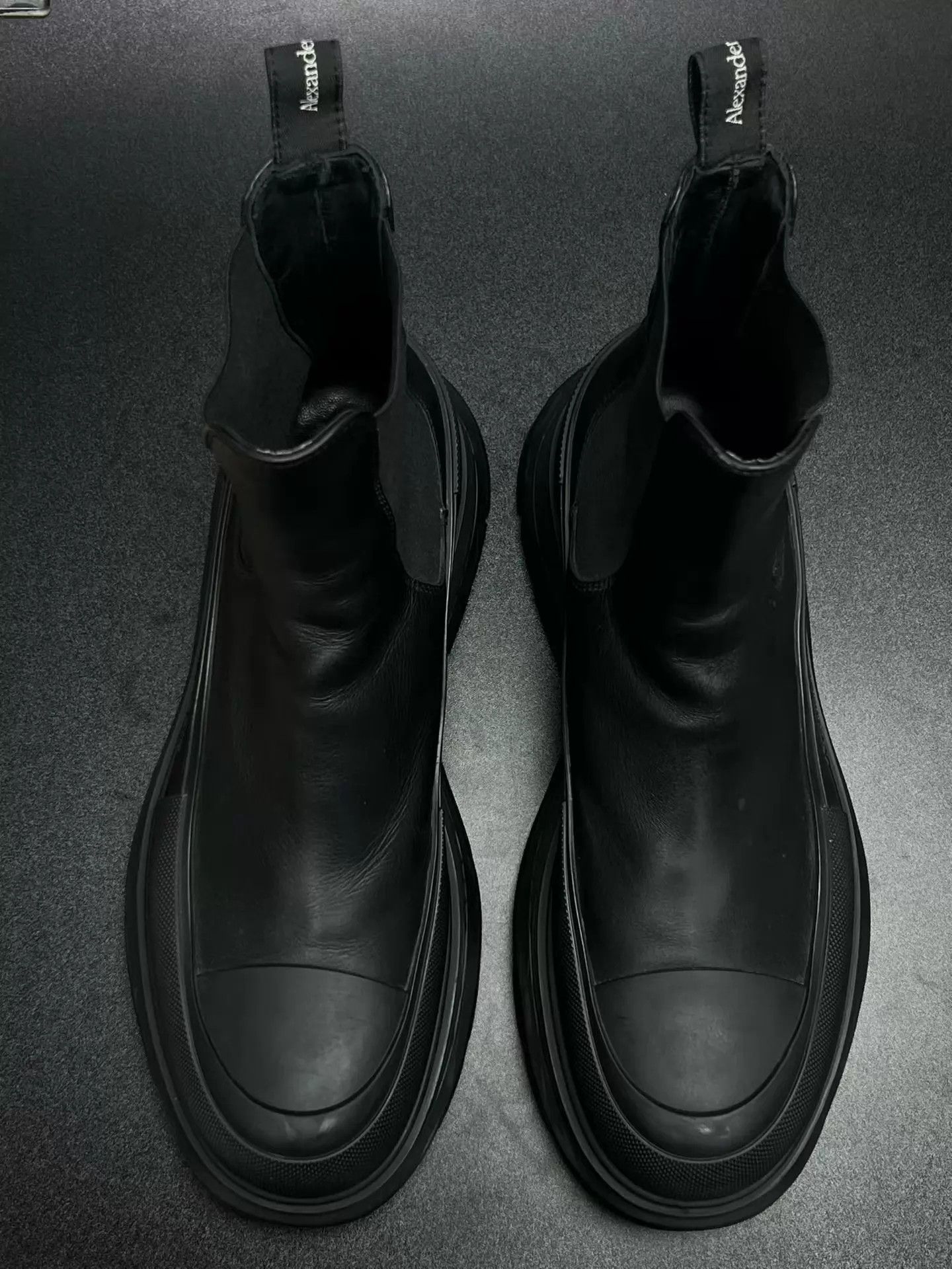 Alexander McQueen MCQ High-Top Black Chelsea Boots 44 EU Size US 11 / EU 44 - 3 Thumbnail