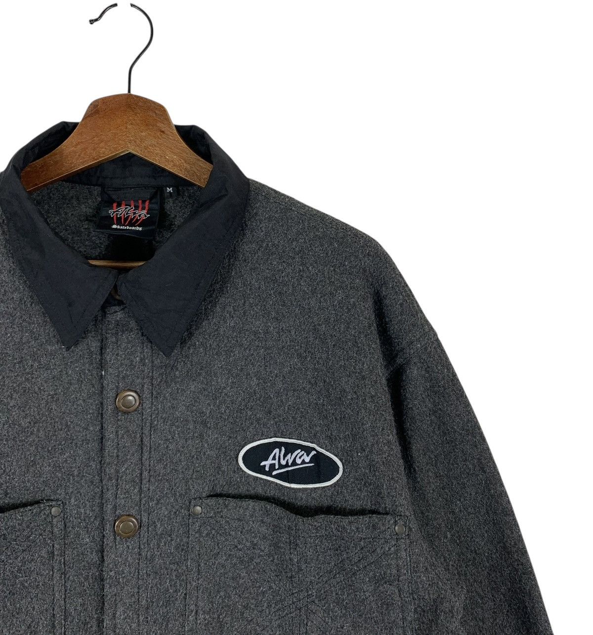 Welcome Skateboards vintage 90's Alva Staff Tony Alva fleece Snap Button Jacket Size US M / EU 48-50 / 2 - 5 Thumbnail