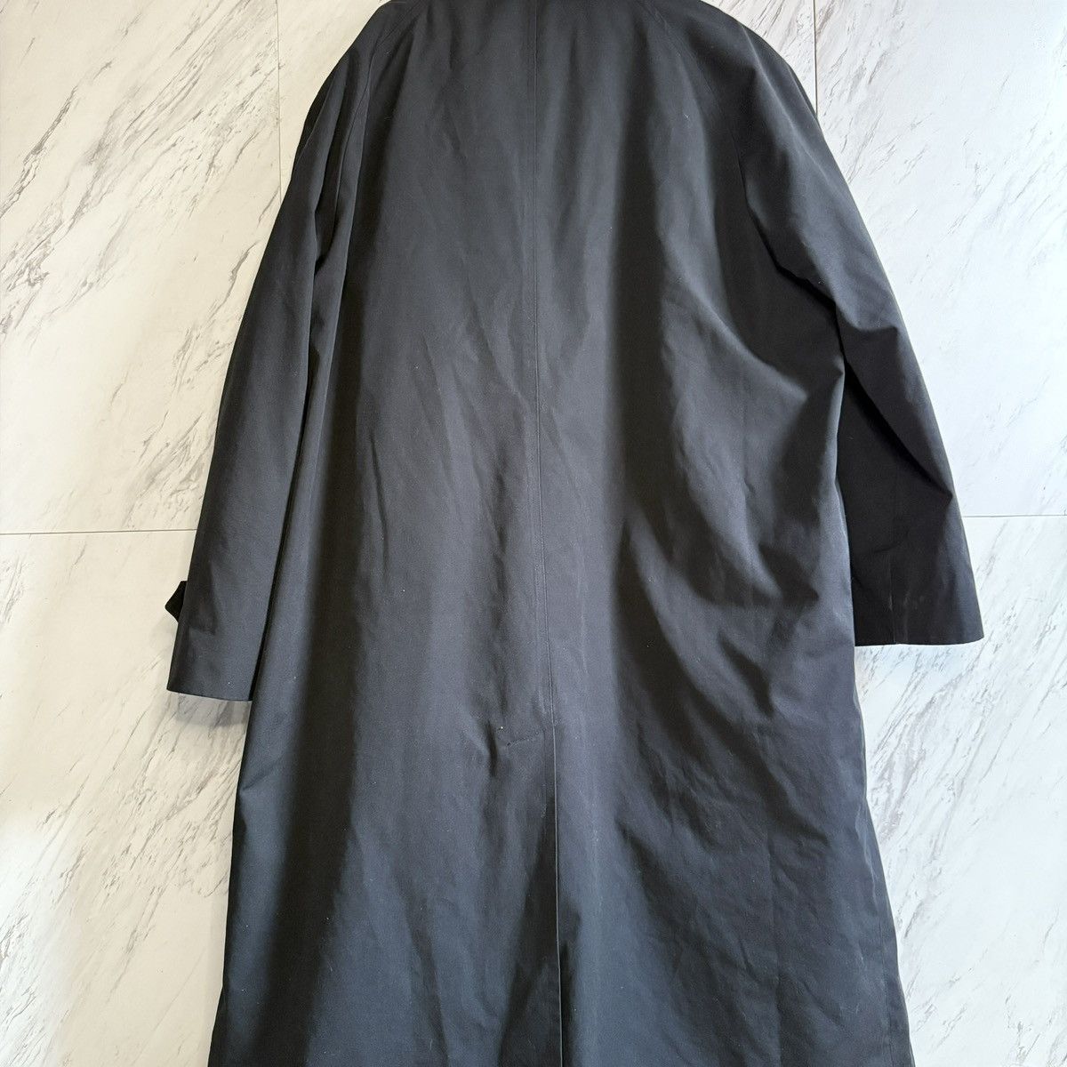 London Fog London Fog Iconic Black Full Length Classic Trench Coat 48L Size US XXL / EU 58 / 5 - 4 Thumbnail