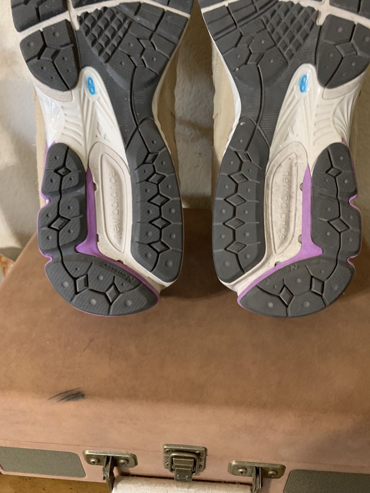 J.Crew × New Balance J Crew x New Balance 2002R sneakers Rain cloud/prism purple Size US 13 / EU 46 - 12 Thumbnail
