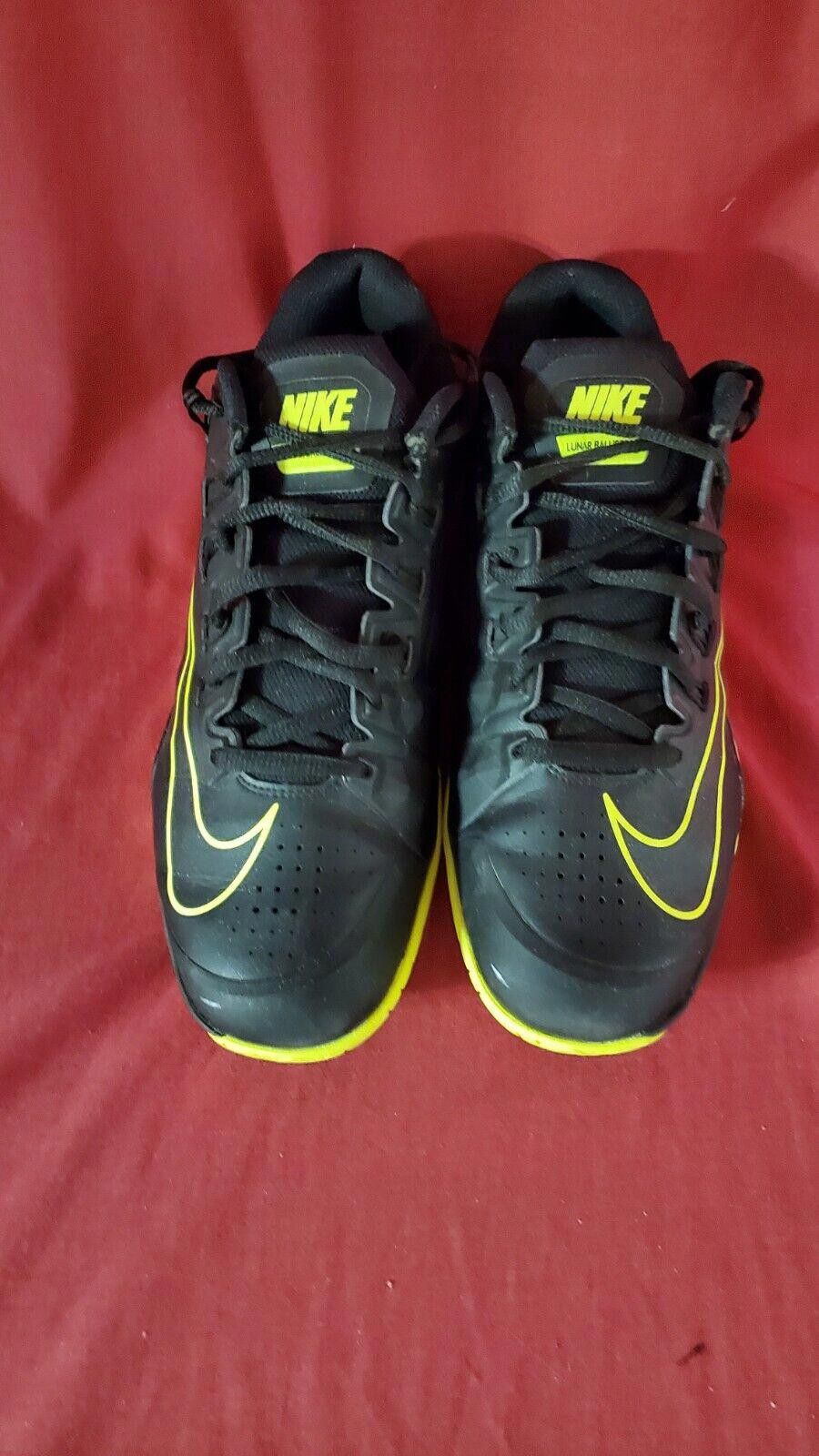 Nike Nike Lunar Ballistec 1.5 Rafa Nadal black tennis shoes sz 10 Size US 10 / EU 43 - 3 Thumbnail