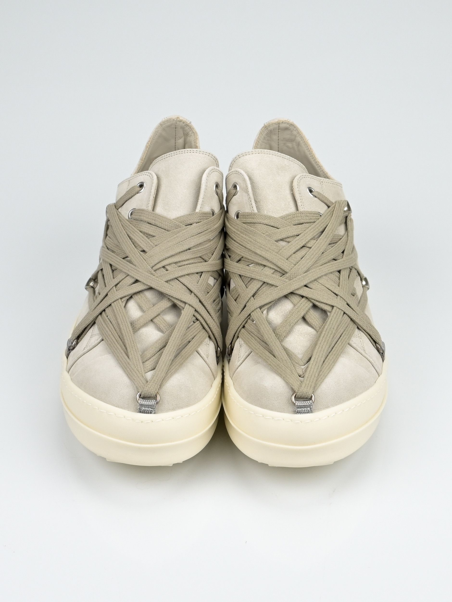 Rick Owens Megalace Suede Low Top Ramones Size US 10 / EU 43 - 2 Thumbnail