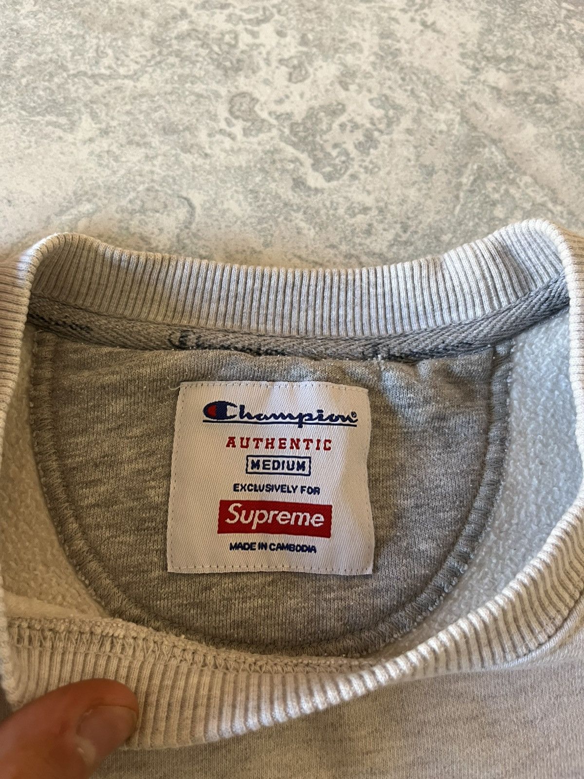 Champion × Supreme Supreme Champion Crewneck Size US M / EU 48-50 / 2 - 5 Thumbnail