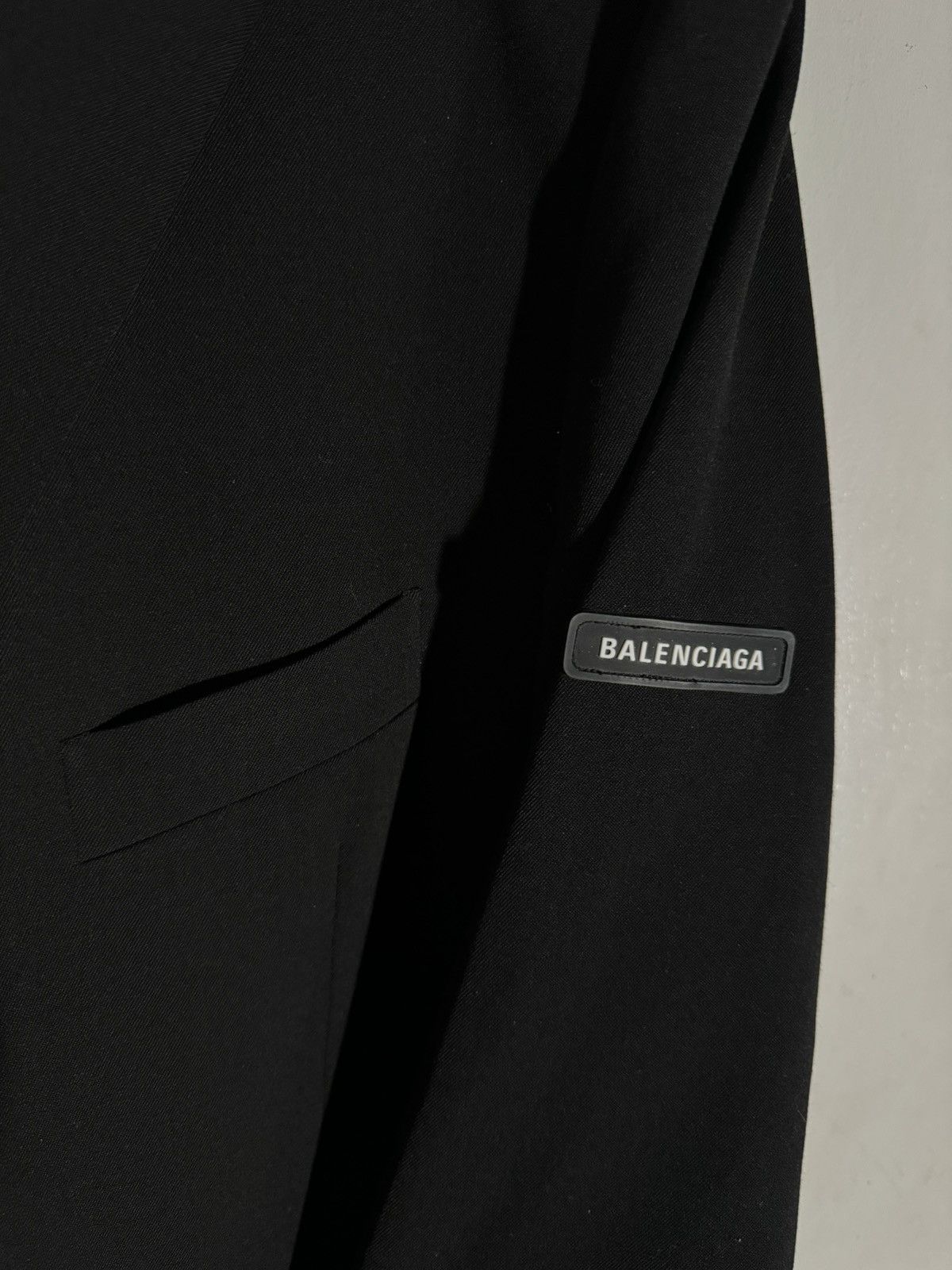 Balenciaga Balenciaga Tailored Long Patch Coat Size 34R - 3 Thumbnail