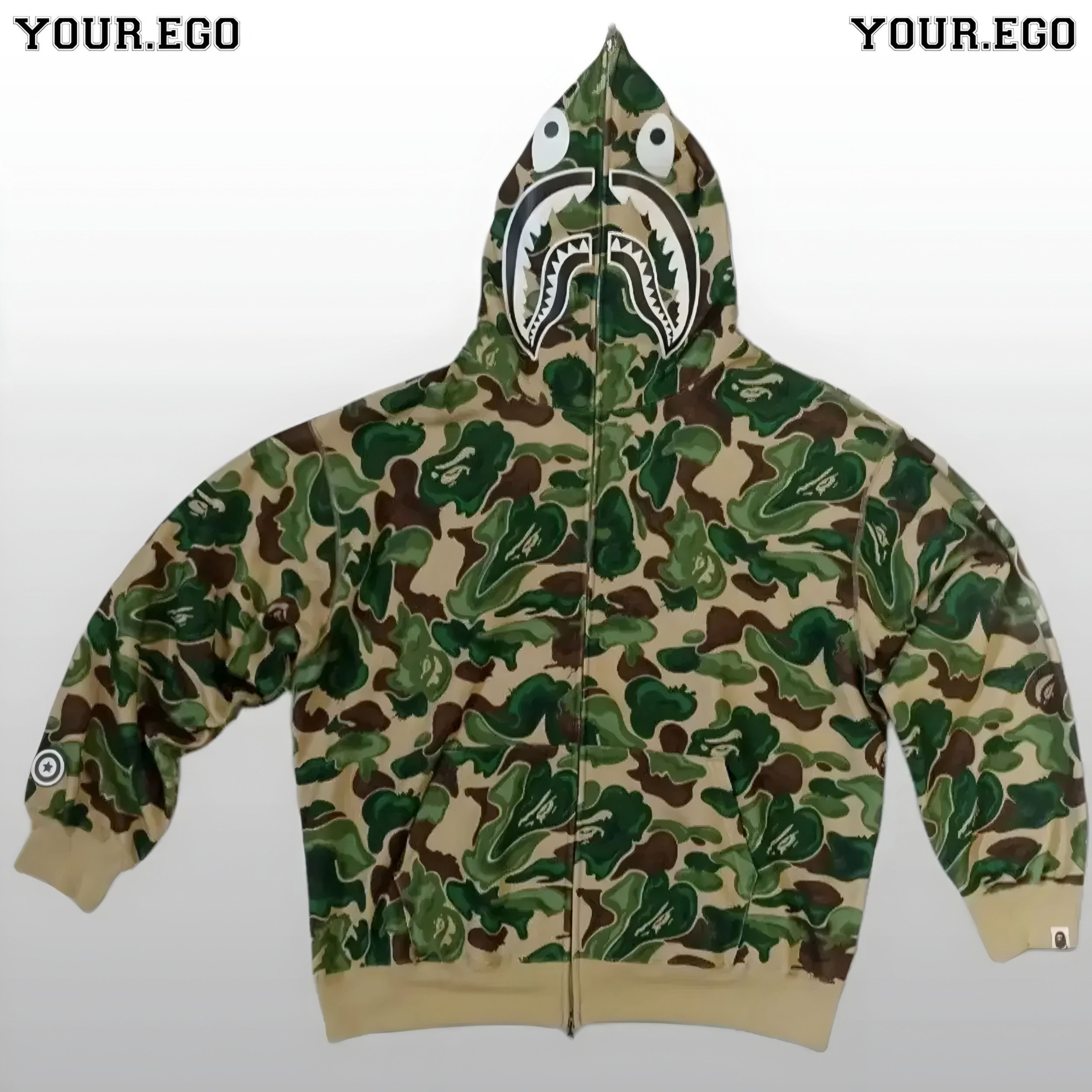 Adidas × Bape BAPE x ADIDAS SB SHARK FULL ZIP HOODIE | Grailed