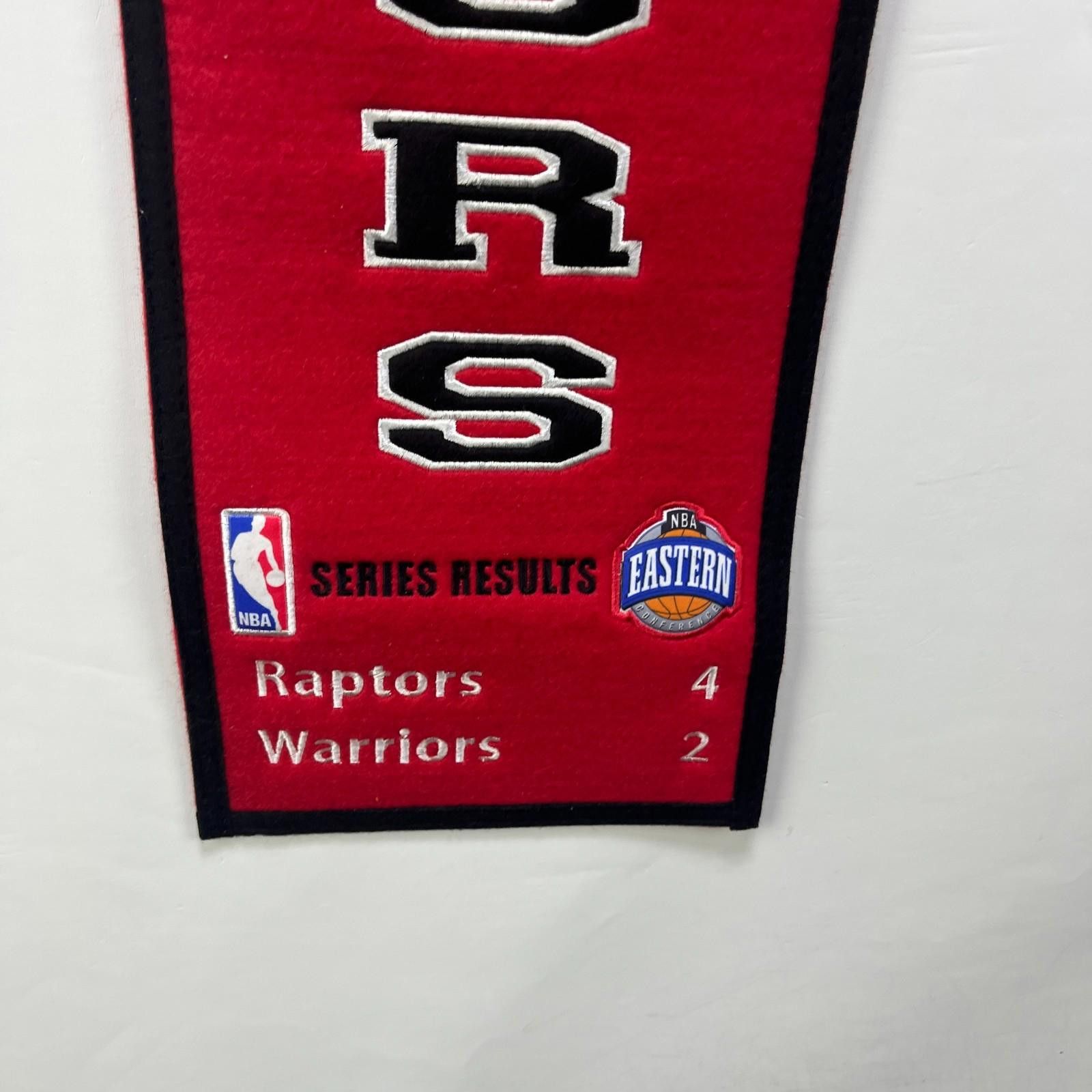 Other Toronto Raptors 2019 NBA Champs Embroidered Heritage Banner Size ONE SIZE - 3 Thumbnail