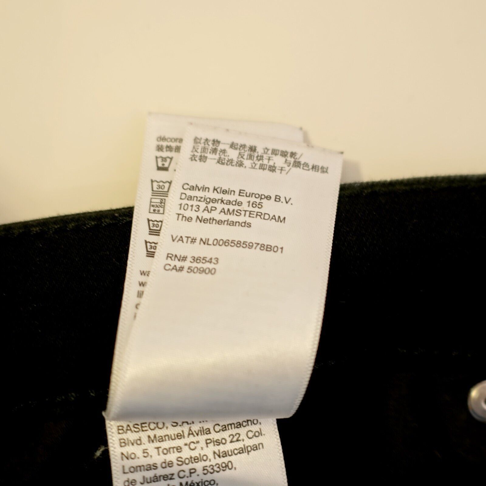 Calvin Klein Calvin Klein Black Denim Jeans Slim Fit Mid Rise 41/31 Tagge Size US 40 / EU 56 - 10 Thumbnail