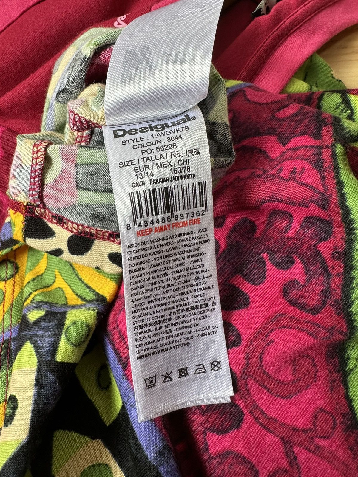 Desigual DESIGUAL Vest Guinardo Multicolor Floral Print Dress Size M / US 6-8 / IT 42-44 - 14 Thumbnail