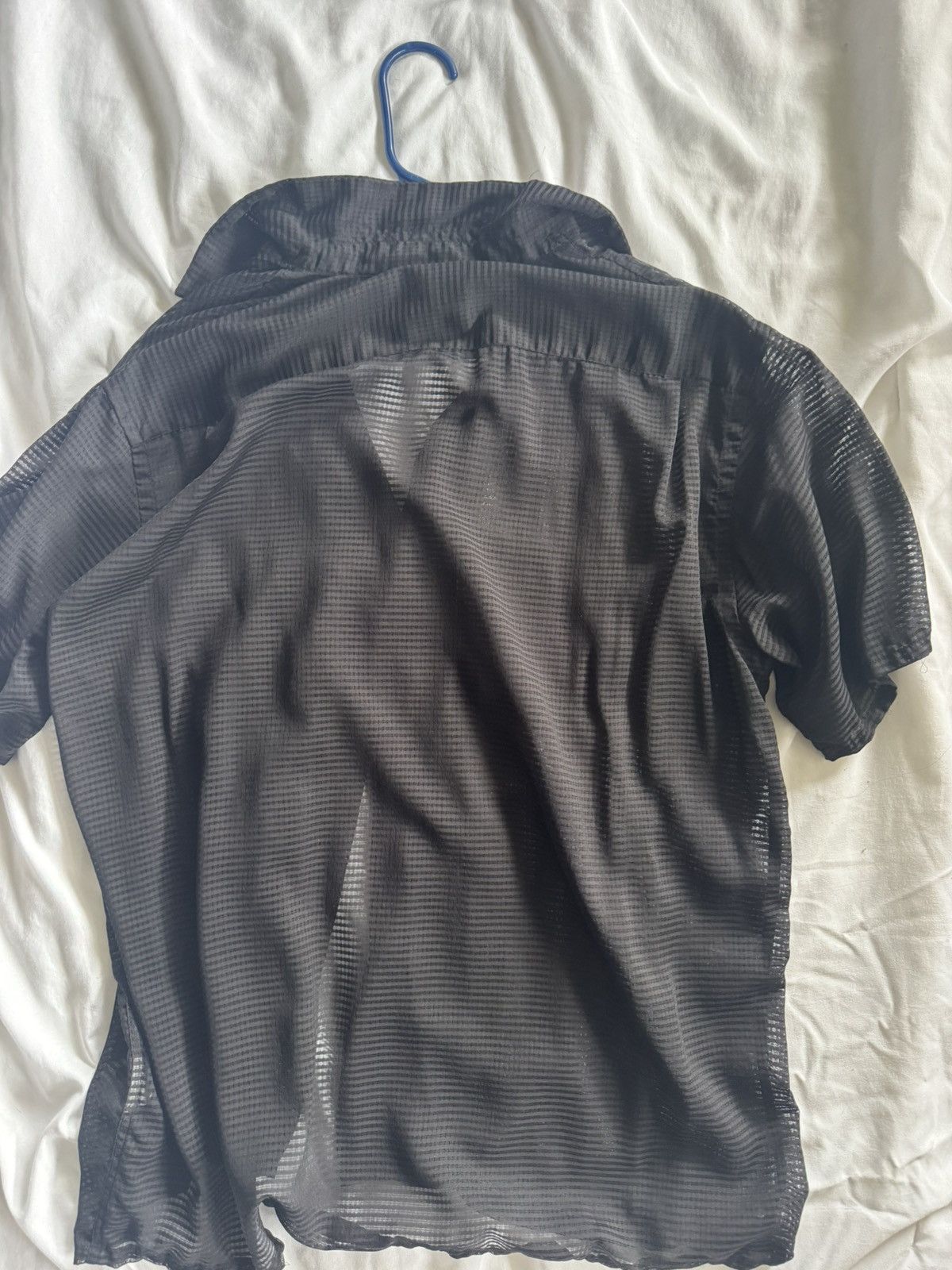 Beams Plus mesh open collar shirt Size US L / EU 52-54 / 3 - 4 Thumbnail