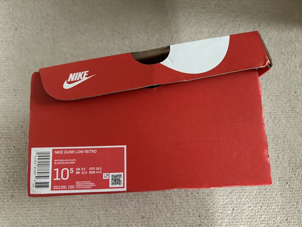 Nike Nike Dunk Low Panda Size US 10.5 / EU 43-44 - 9 Thumbnail