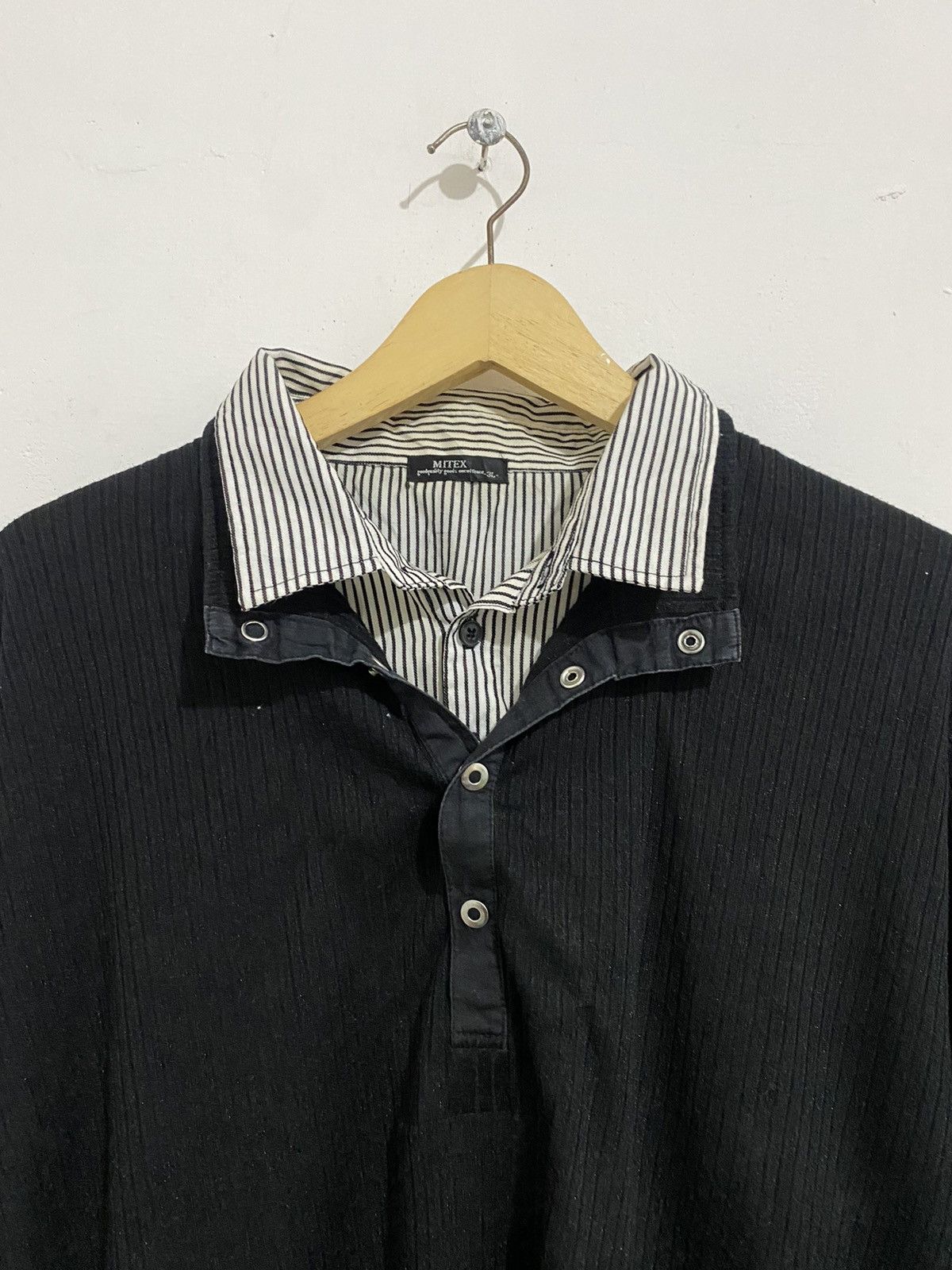 If Six Was Nine × Japanese Brand × Le Grande Bleu (L.G.B.) Mitex japanese double collar ifsixwasnine lgb styled Size US XL / EU 56 / 4 - 4 Thumbnail