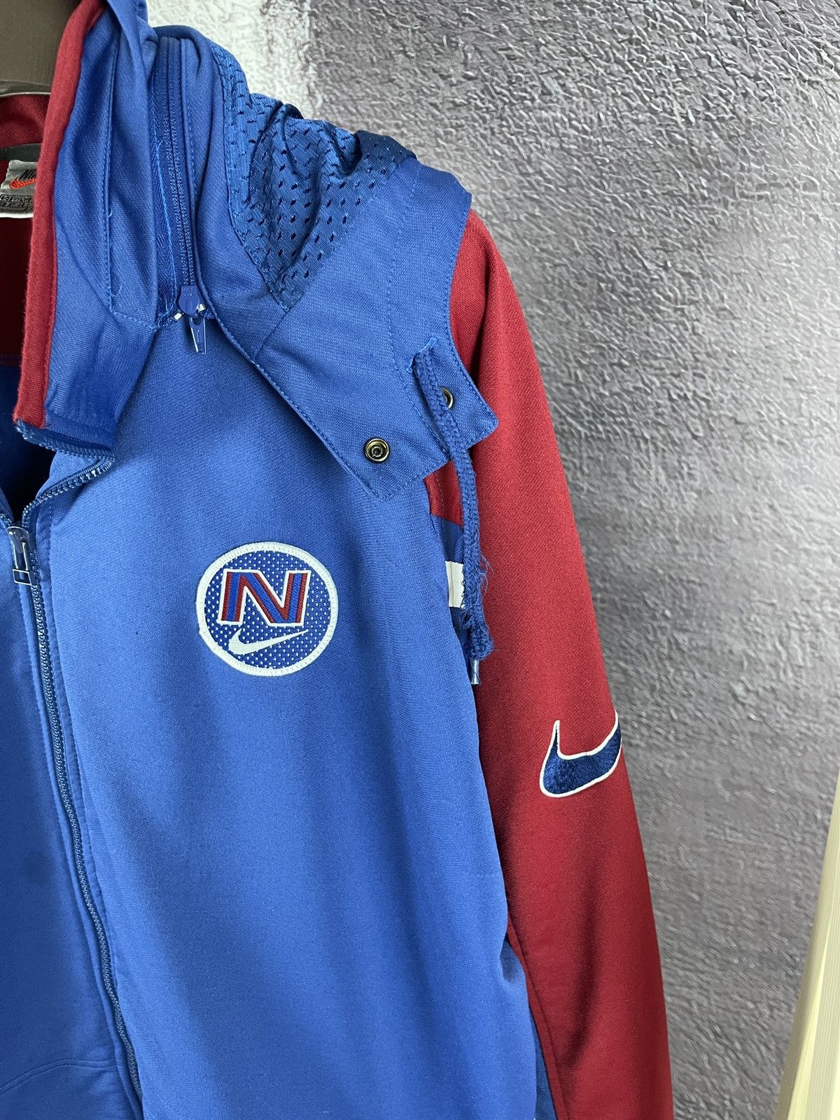 Nike Nike vintage 90s hype swoosh logo track top jacket rare Size US XXL / EU 58 / 5 - 4 Thumbnail