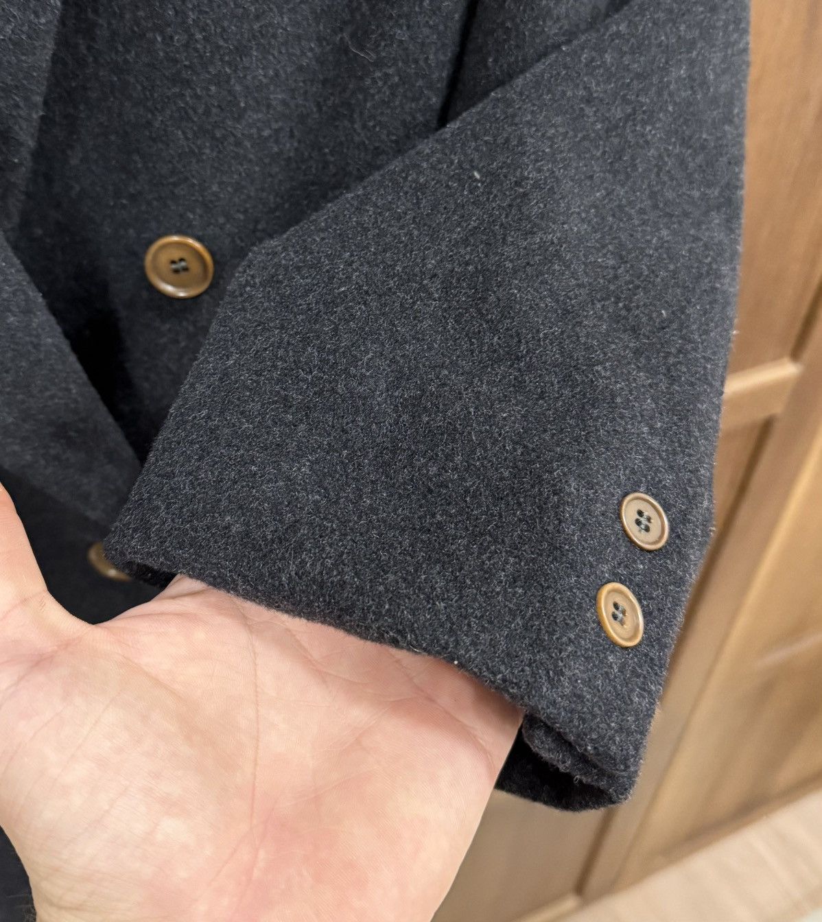 Schneiders Vintage Schneiders Salzburg Gray Wool Cashmere Double Coat Size US M / EU 48-50 / 2 - 5 Thumbnail