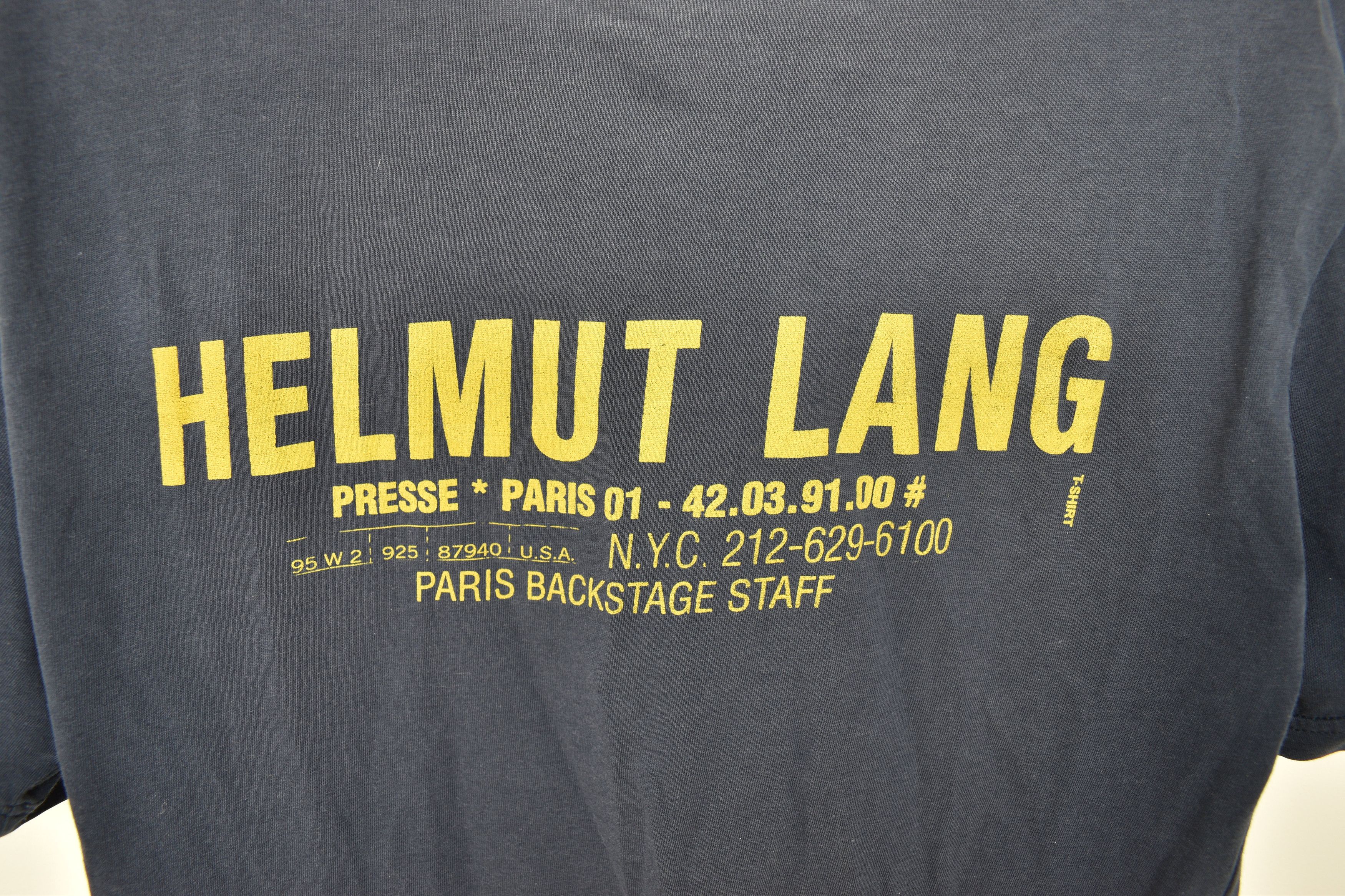 Helmut Lang × Vintage Helmut AW95 Backstage Staff Phoenix Tee T-shirt Size US S / EU 44-46 / 1 - 3 Thumbnail