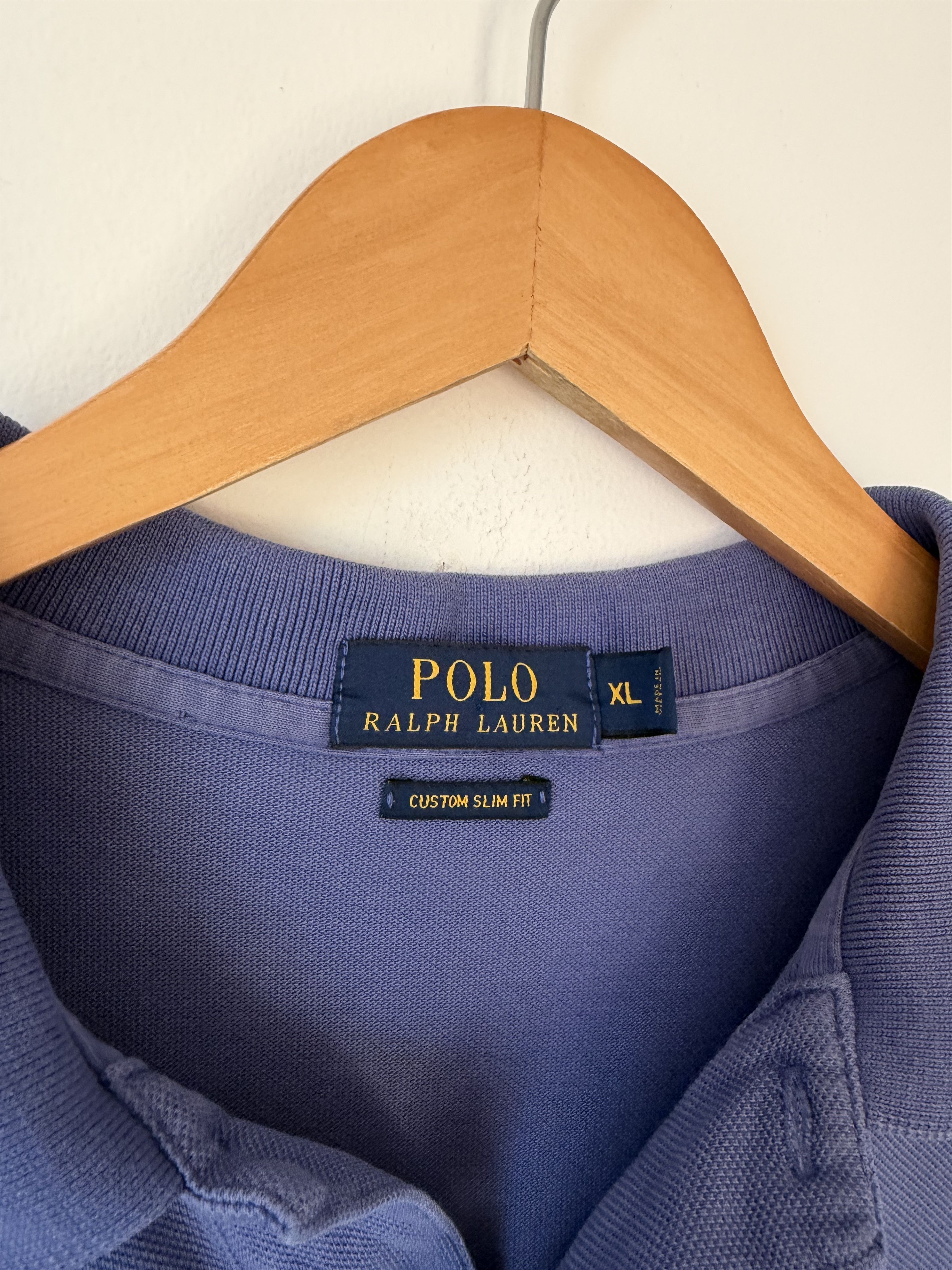 Polo Ralph Lauren Polo Ralph Lauren Custom Slim Fit Purple Polo Shirt Men’s XL Size US XL / EU 56 / 4 - 3 Thumbnail